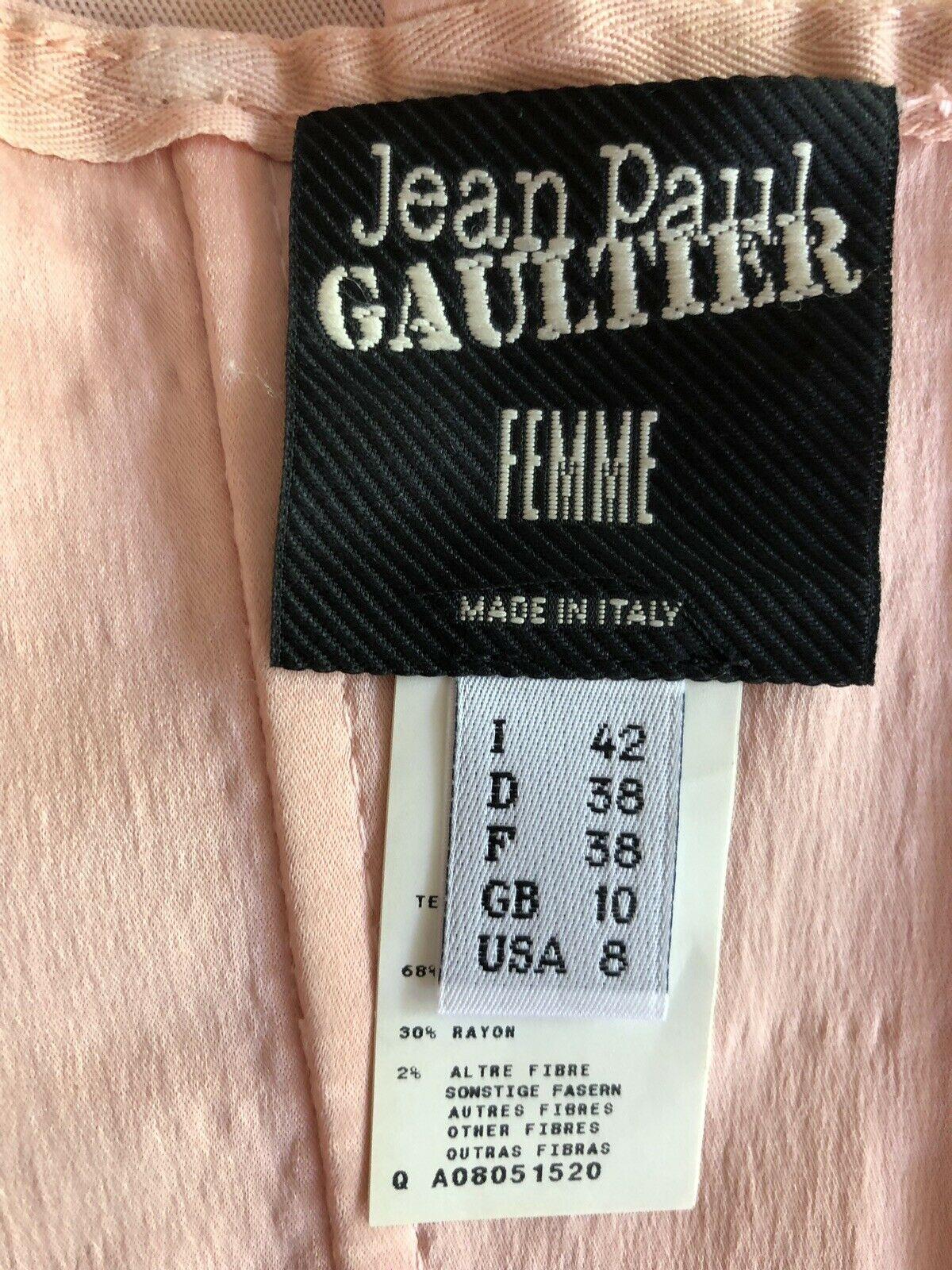 Jean Paul Gaultier Cone Bra Pink Corset Top  2