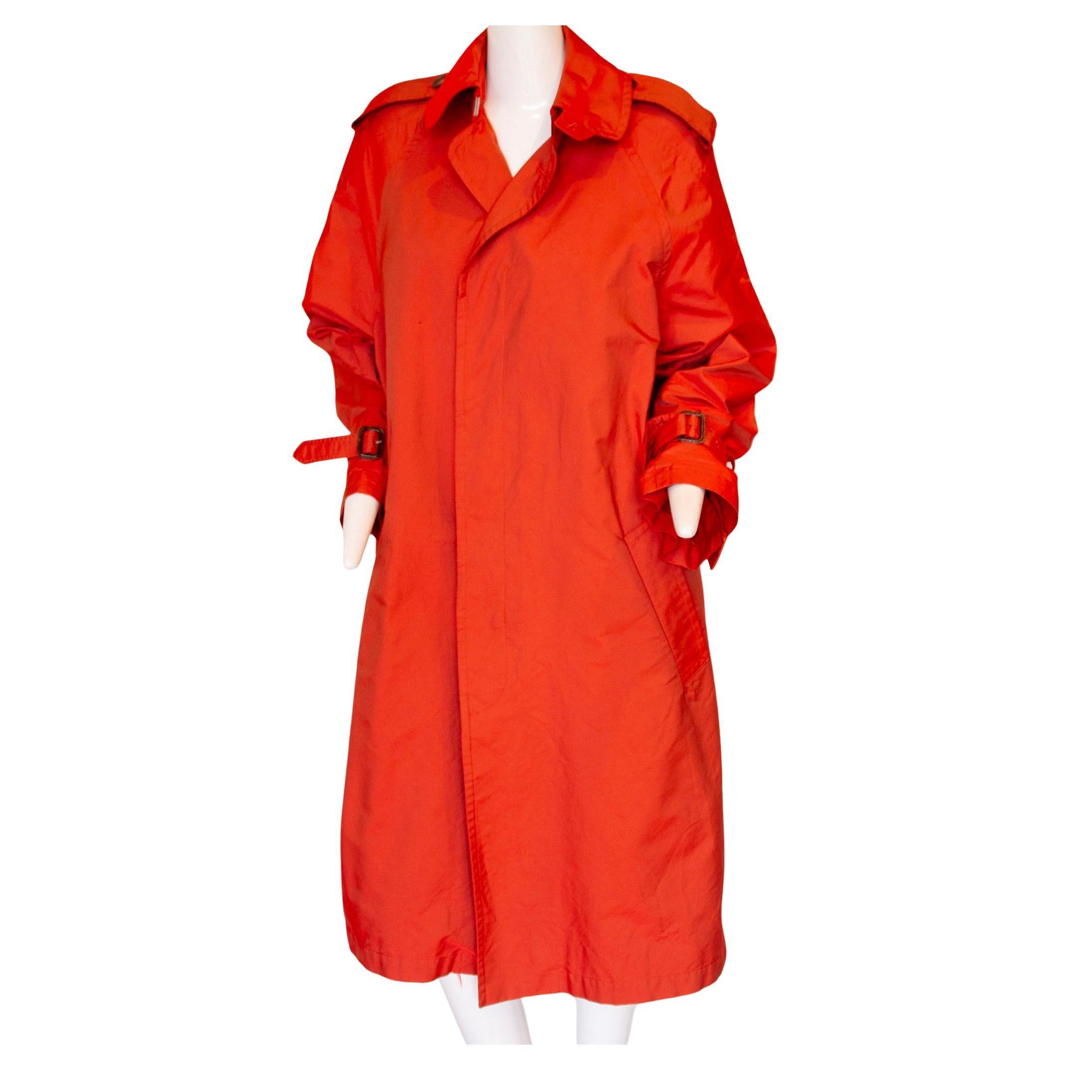 Jean Paul Gaultier Coral Trench Coat