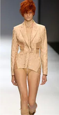 Jean Paul Gaultier Corset Blazer with Lacing