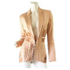 Jean Paul Gaultier Corset Blazer with Lacing