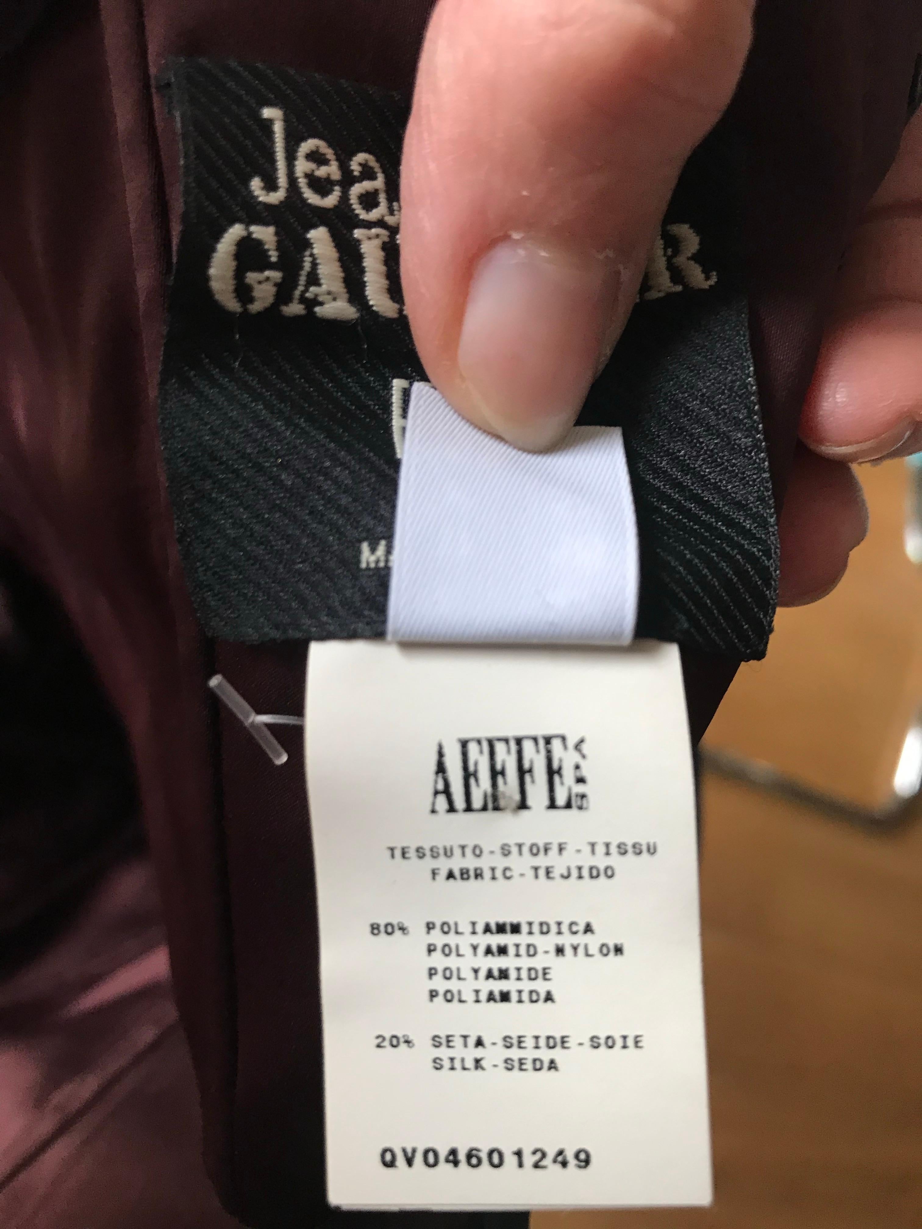 JEAN PAUL GAULTIER Robe de soirée à corset comme neuve Pour femmes en vente
