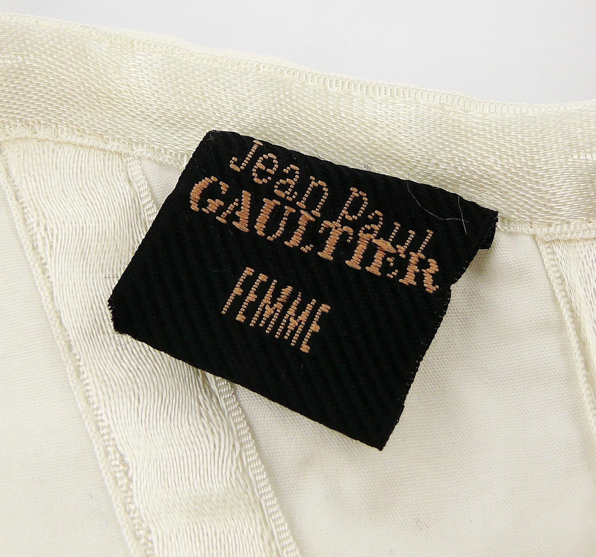 Gray Jean Paul Gaultier Corset Lace Bra Dress US Size 12 For Sale