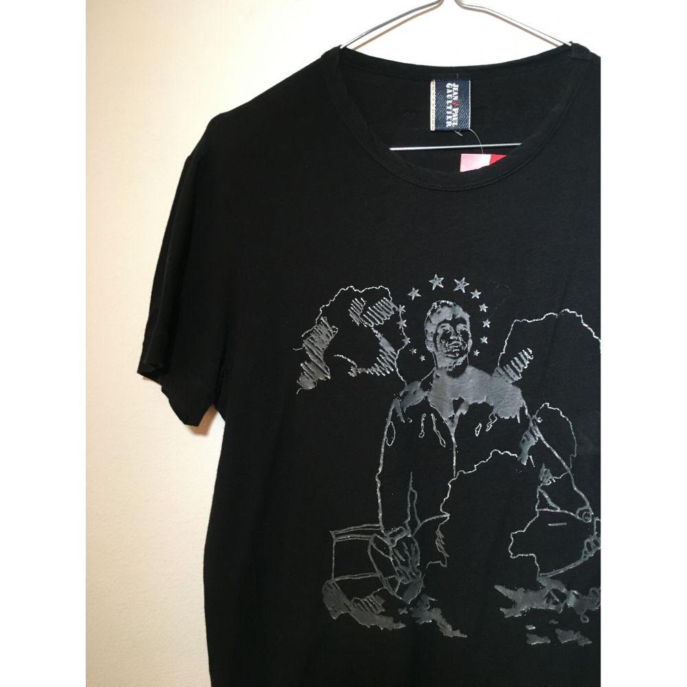 Jean Paul Gaultier Cotton T-Shirt in Black  For Sale 2