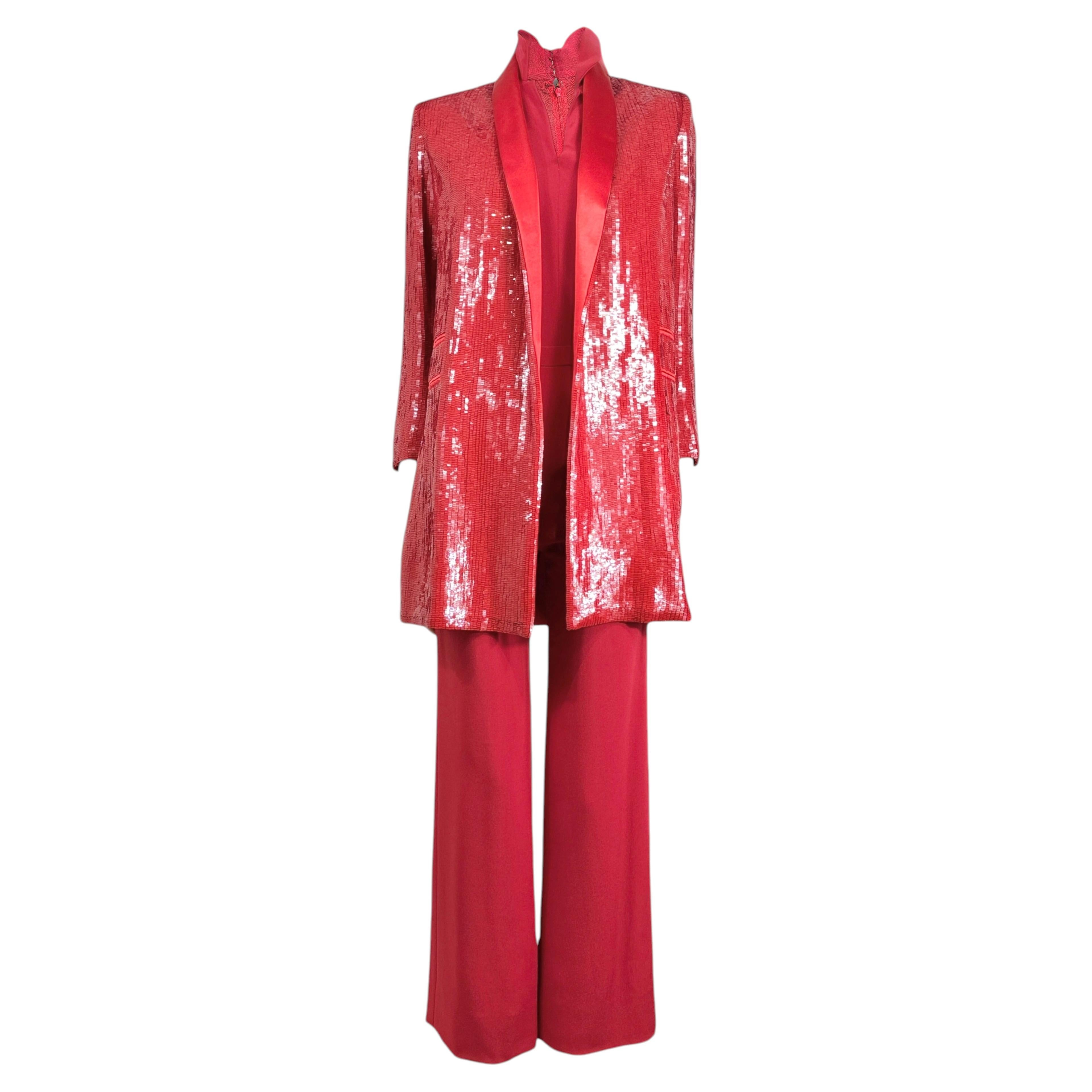 Jean Paul Gaultier Couture Printemps 2012 Amy Whinehouse Combinaison rouge en vente