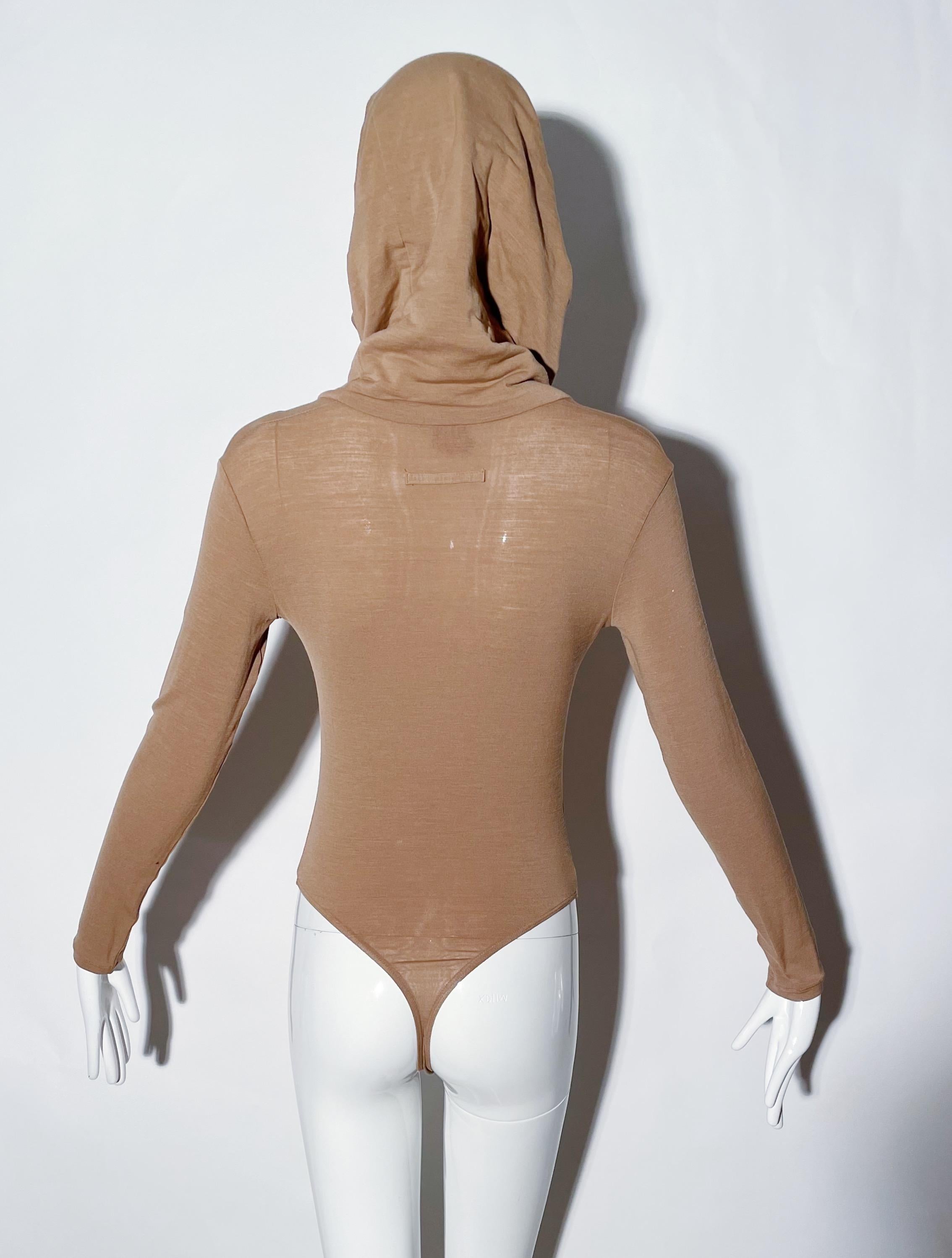 Jean Paul Gaultier Cowl Neck Bodysuit  1