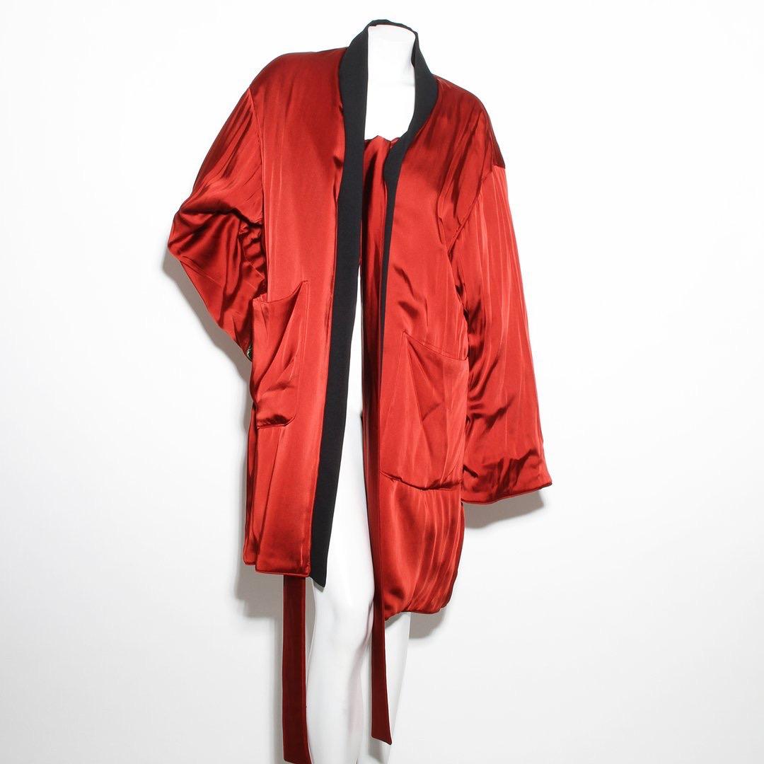 Jean Paul Gaultier Crisscross Puffer Robe In Good Condition In Los Angeles, CA