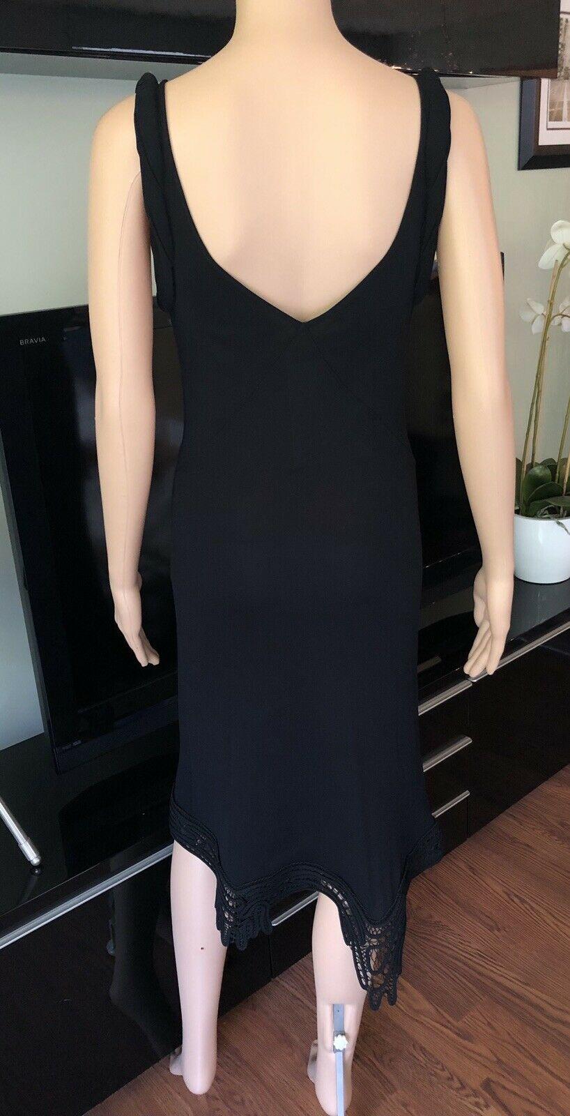 Donna Jean Paul Gaultier Jeans - Vestito nero con bustier all'uncinetto in vendita