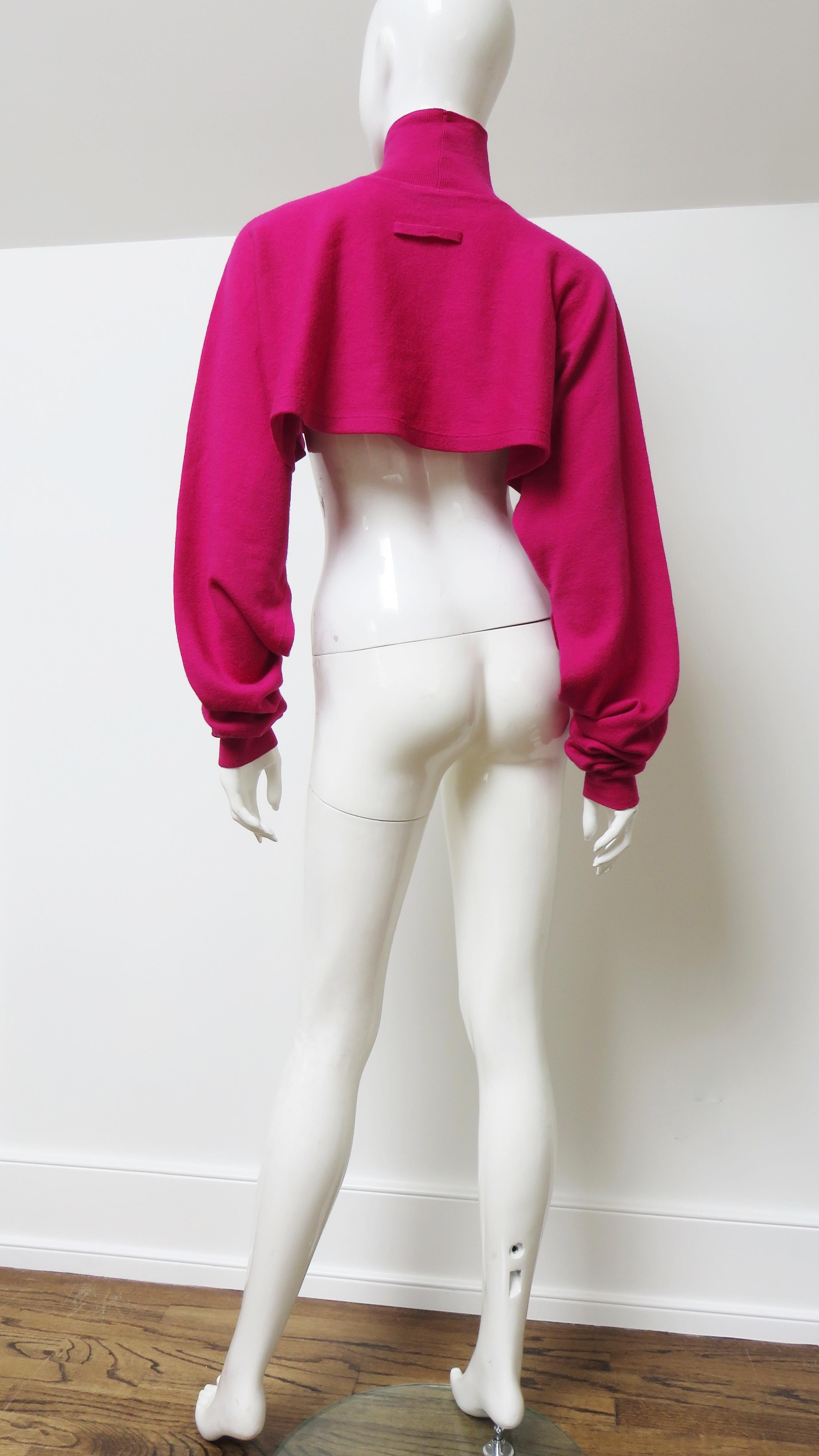 Jean Paul Gaultier Crop Turtleneck Sweater 1990s 7