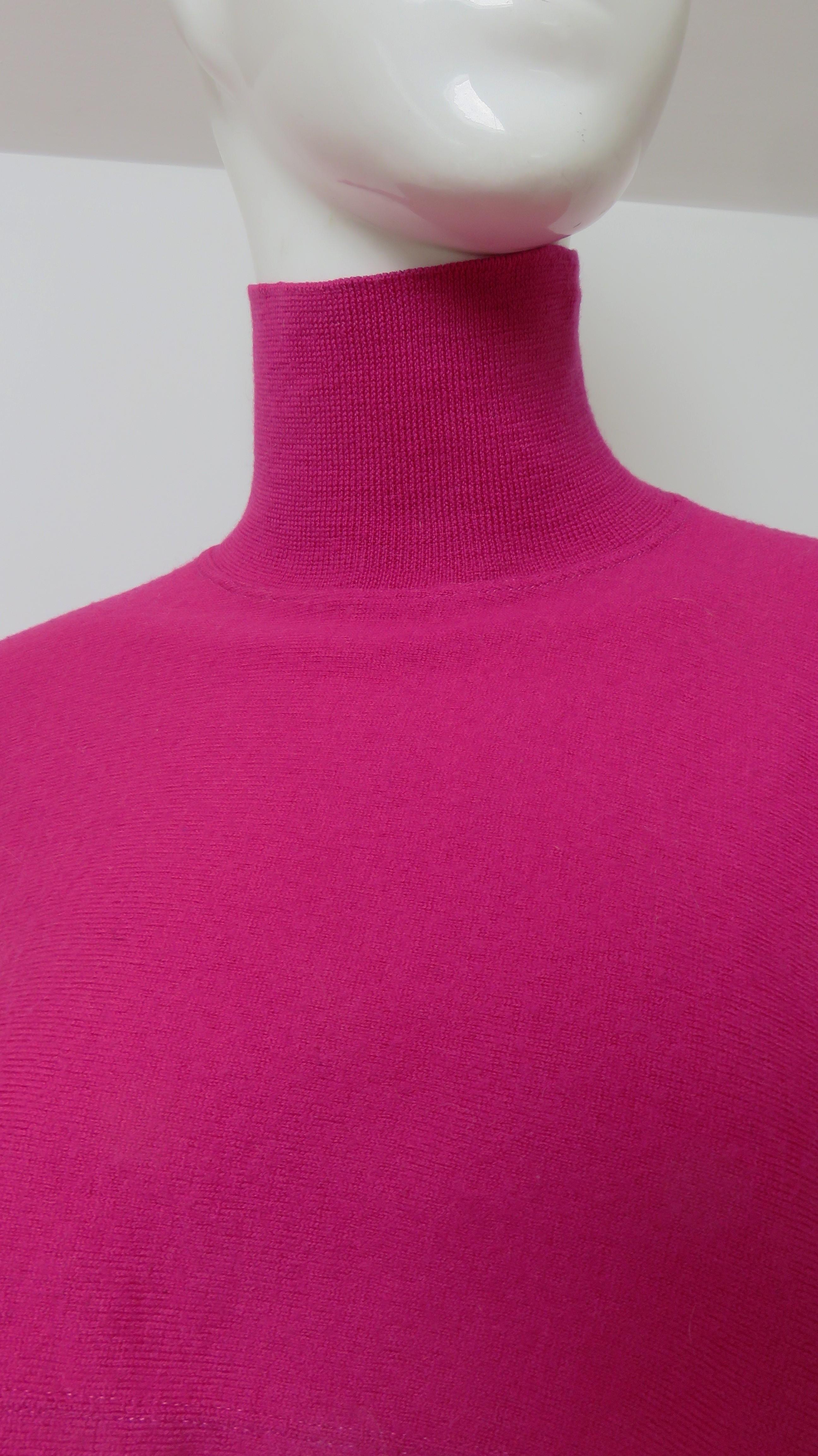 Jean Paul Gaultier Crop Turtleneck Sweater 1990s In Good Condition In Water Mill, NY