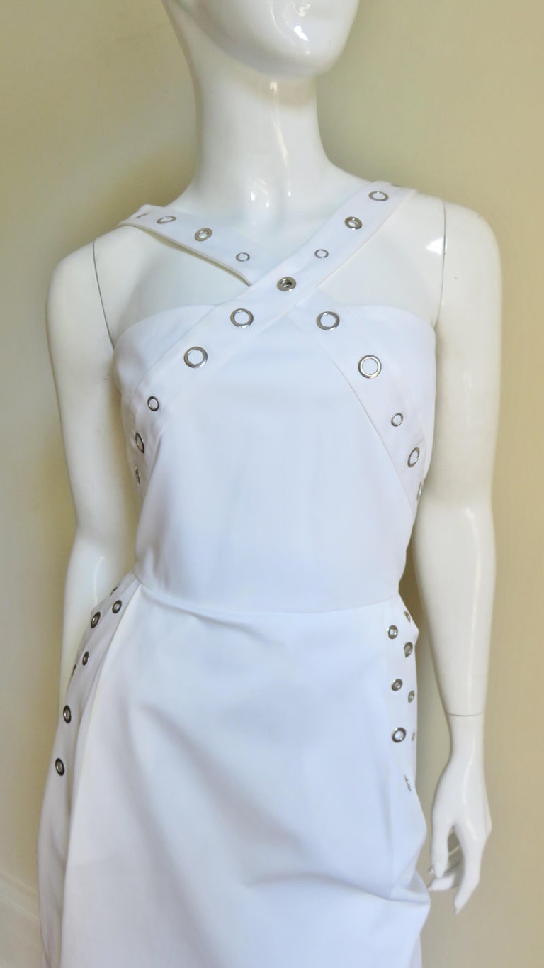 Jean Paul Gaultier Dress With Grommets In Good Condition For Sale In Water Mill, NY