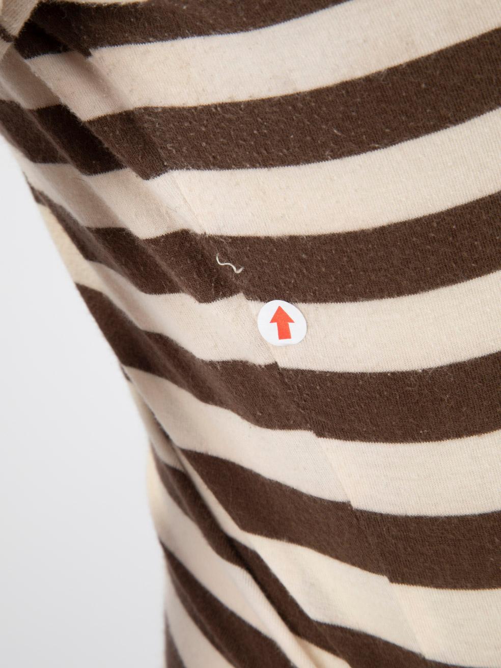 Women's Jean Paul Gaultier Crystal Embellished Stripe Dress Size S