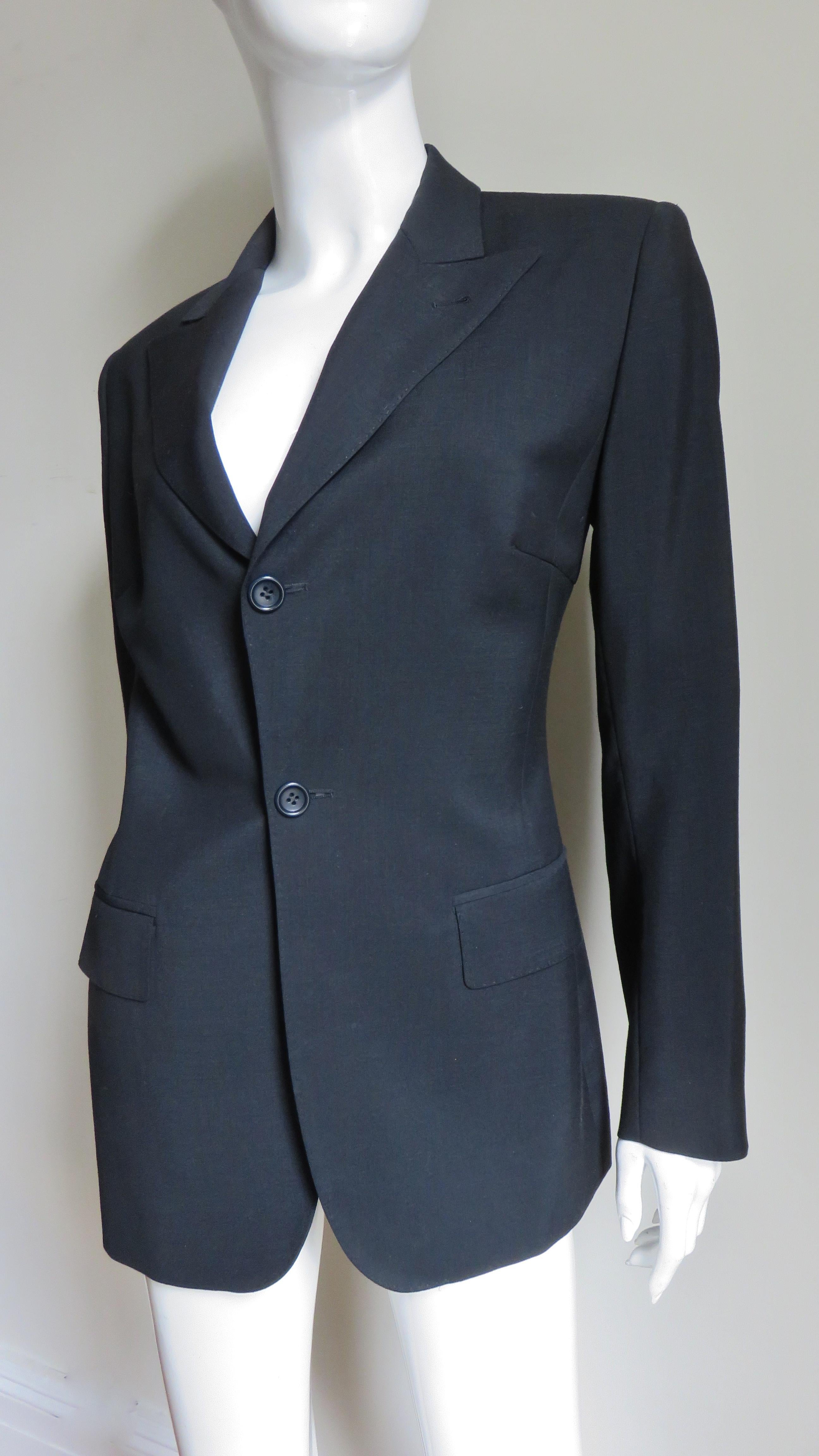Jean Paul Gaultier Cut Out Back Blazer 3