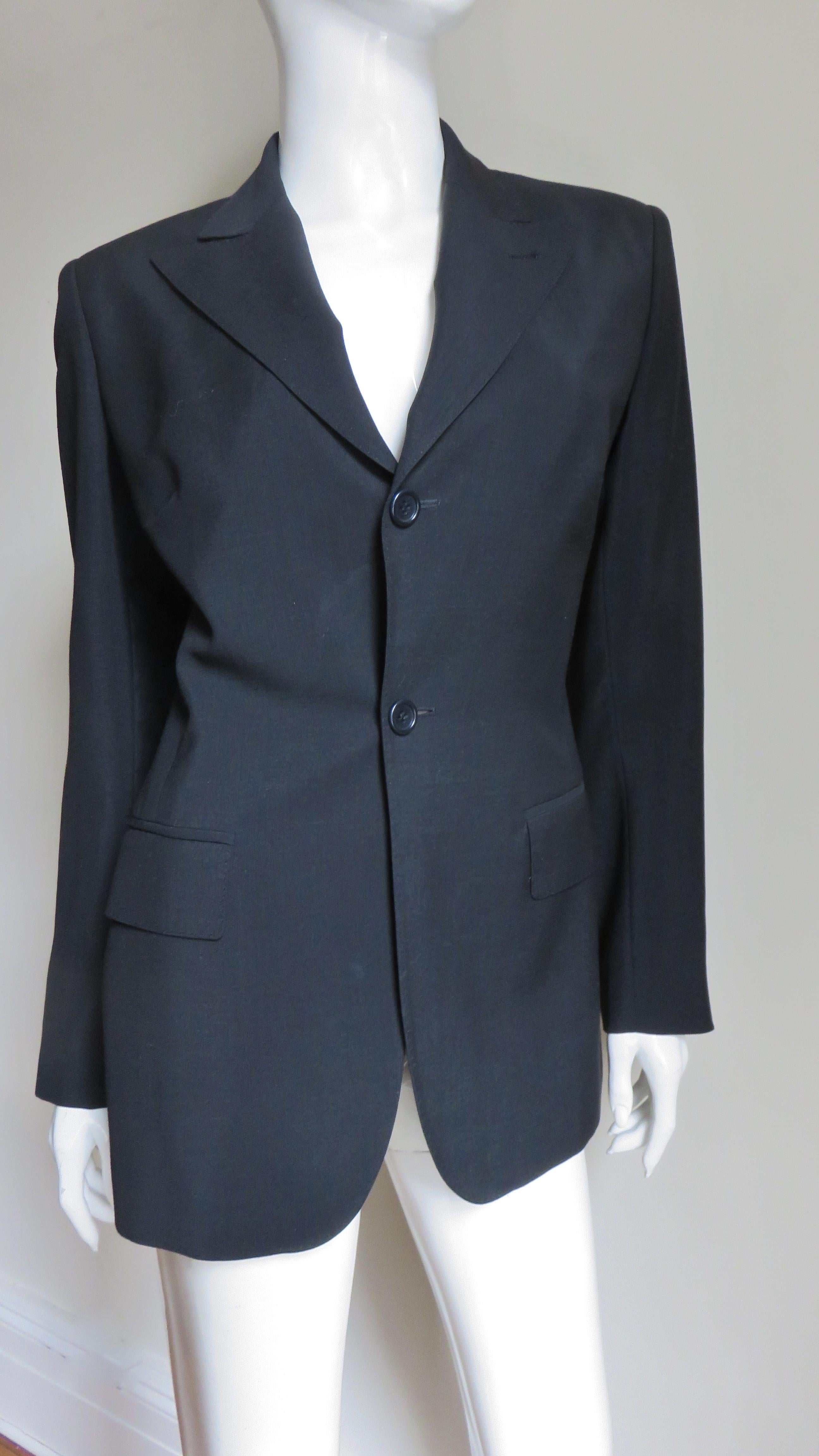 Jean Paul Gaultier Cut Out Back Blazer 9