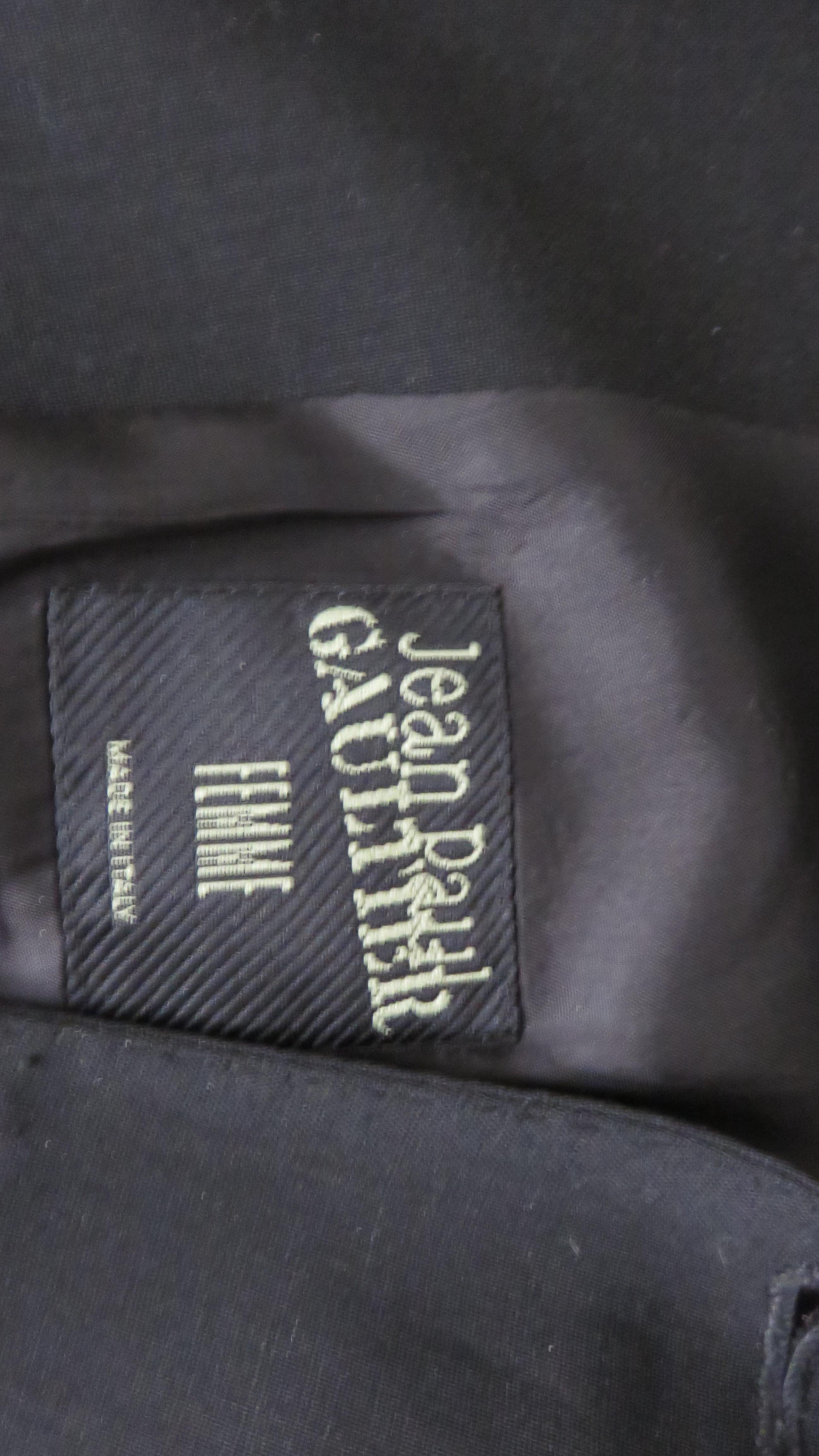 Jean Paul Gaultier Cut Out Back Blazer 11