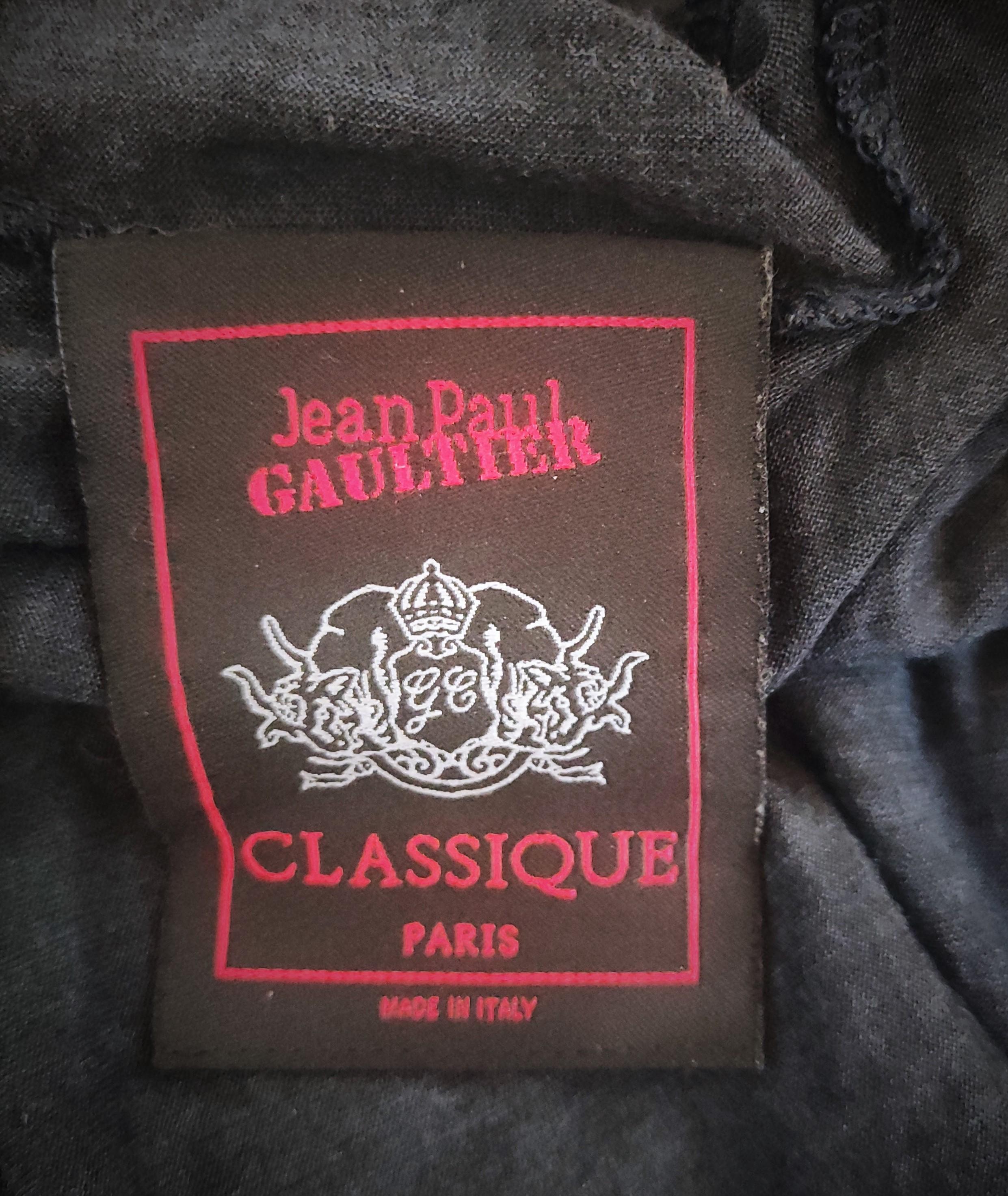 Jean Paul Gaultier Cut Out Cutout Leg Turtleneck Working Work Office Dress en vente 6