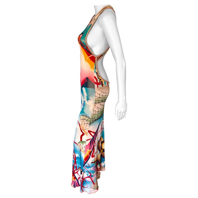 Jean Paul Gaultier Cutout Open Back Maxi Dress at 1stDibs | jean paul  gaultier maxi dress, jean paul dress, jean paul gaultier cut out dress