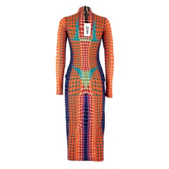 Jean Paul Gaultier Cyber Dots Lycra Dress
