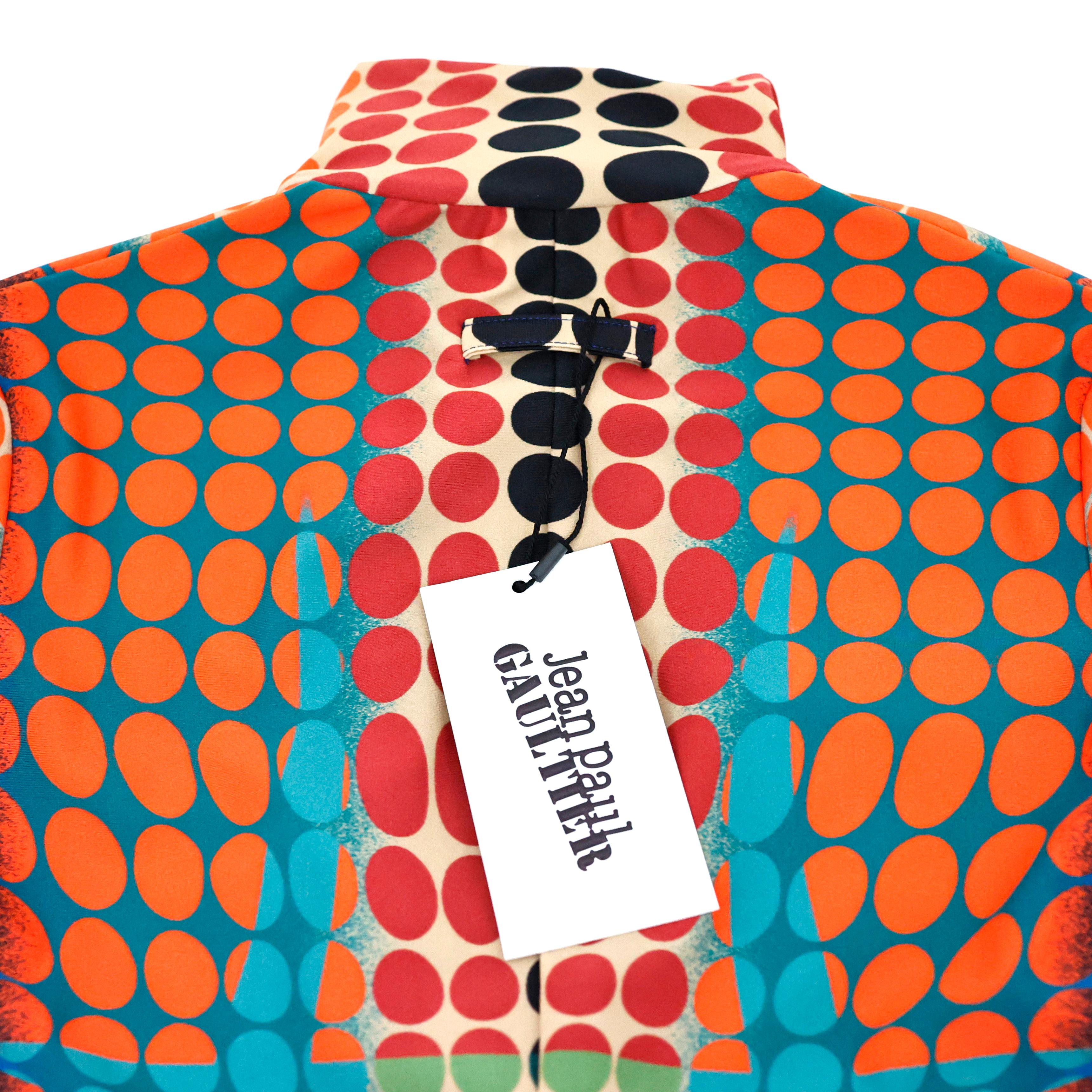 Jean Paul Gaultier Cyber Dots Lycra Dress For Sale 3