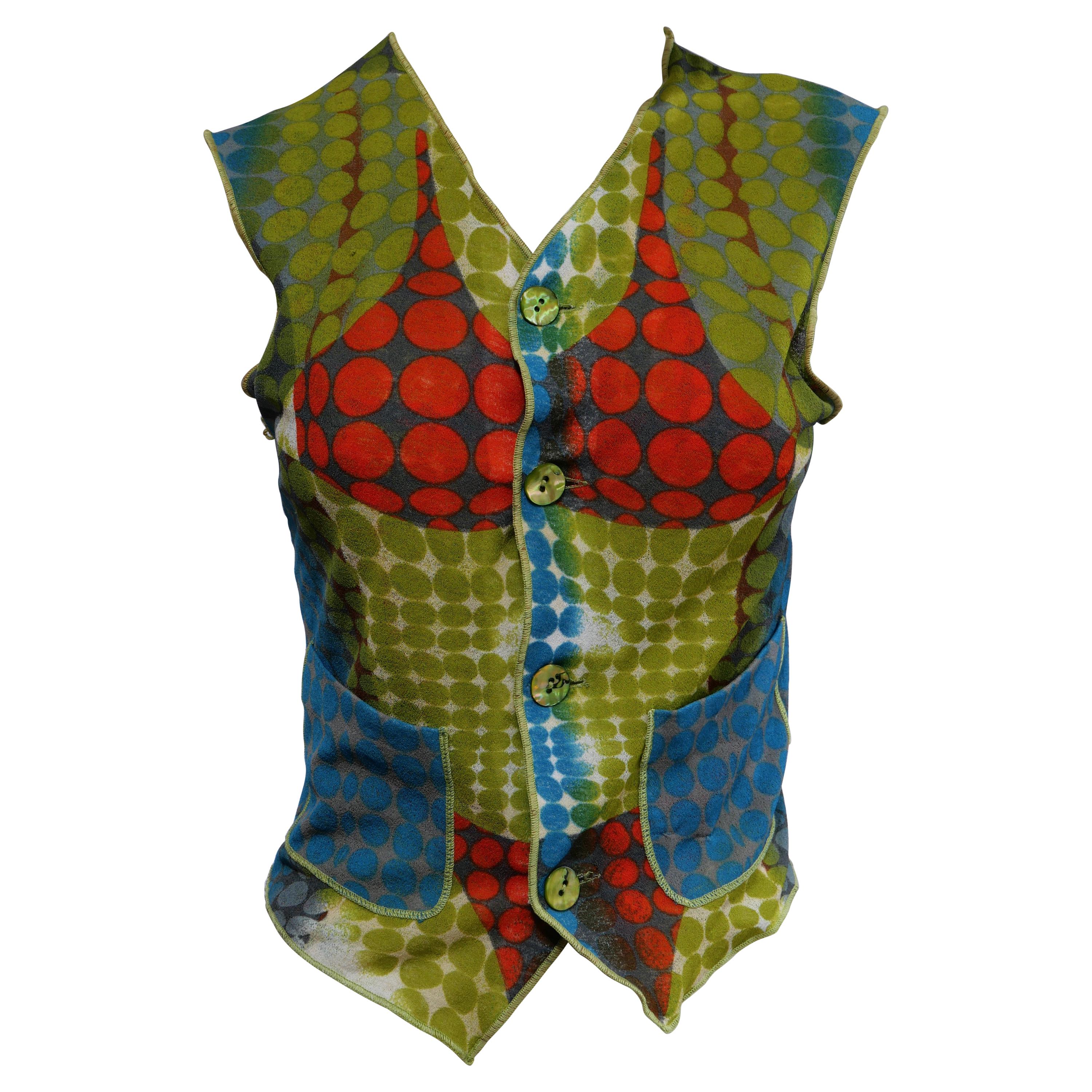 Jean Paul Gaultier Cyber Vest Top 1995AW 