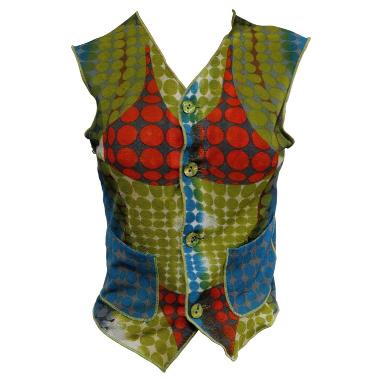 Jean Paul Gaultier Cyber Vest Top 1995AW at 1stDibs