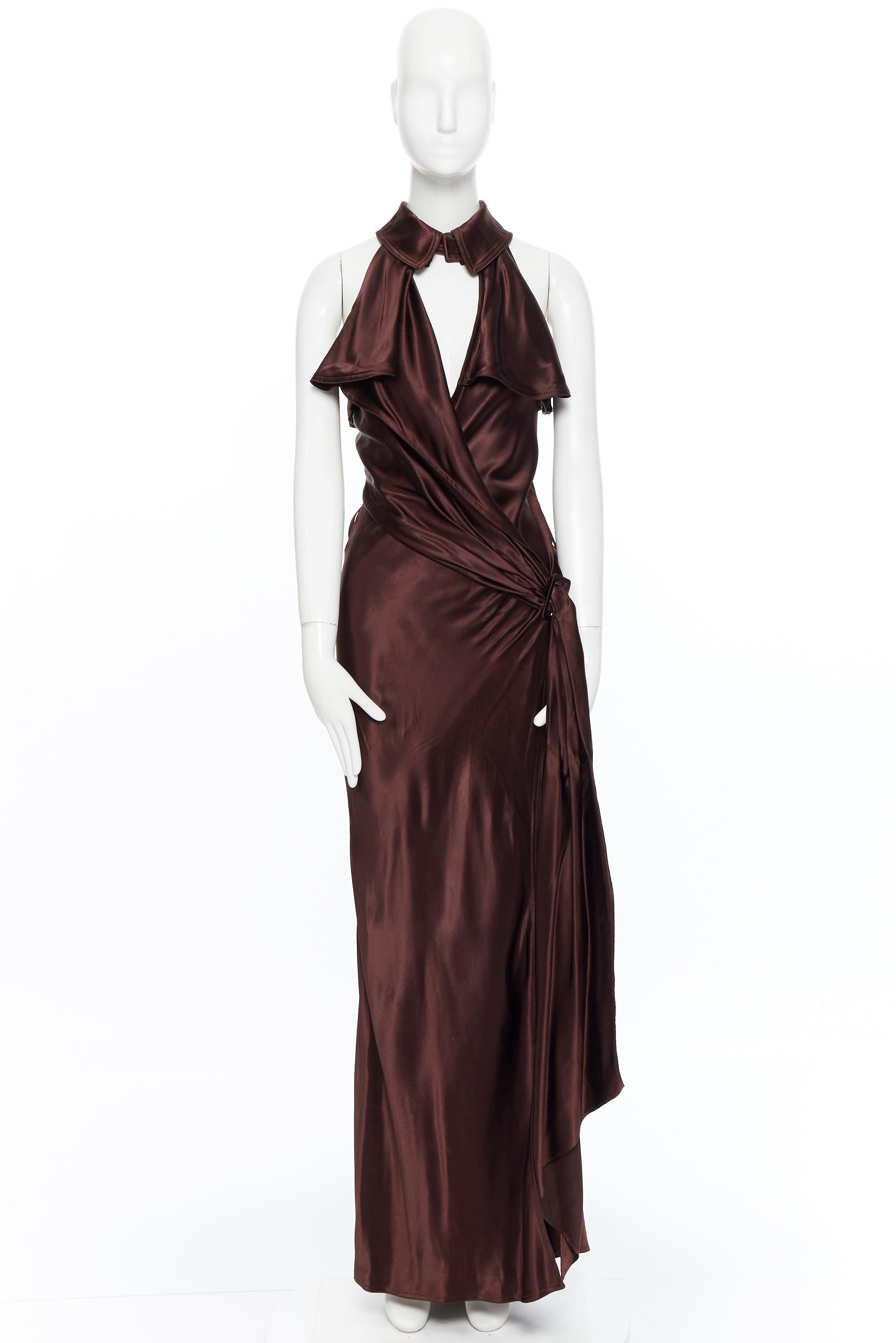JEAN PAUL GAULTIER dark brown trench 