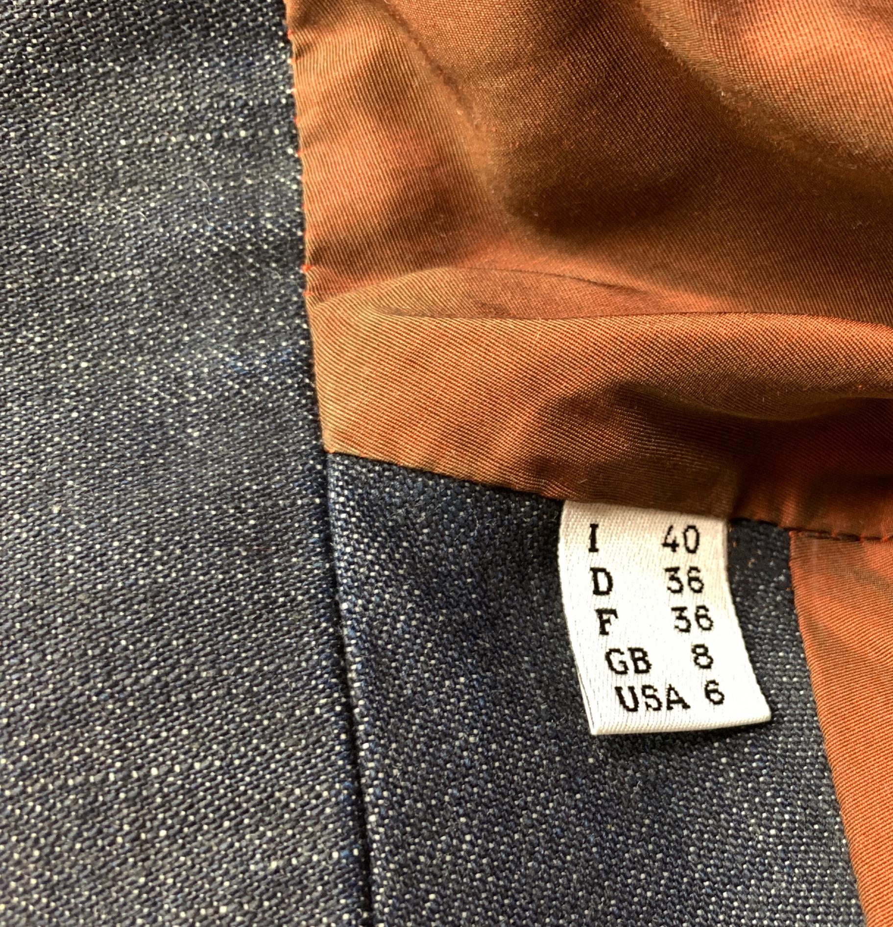 Black Jean-Paul Gaultier Denim Cage Jacket