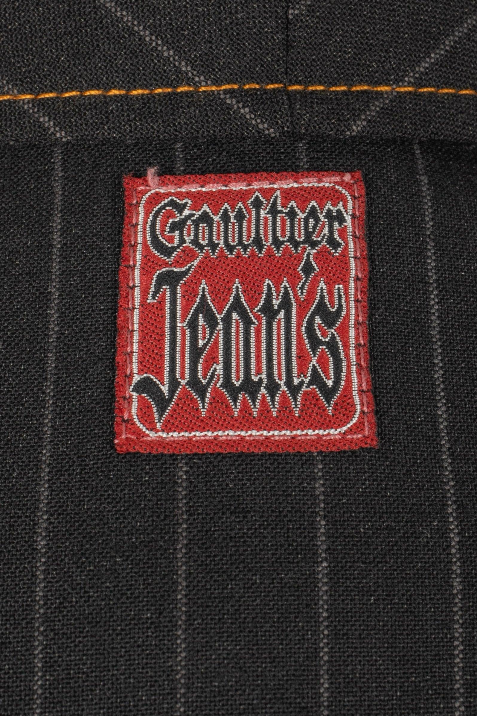 Jean-Paul Gaultier Denim Reversible Jacket For Sale 2