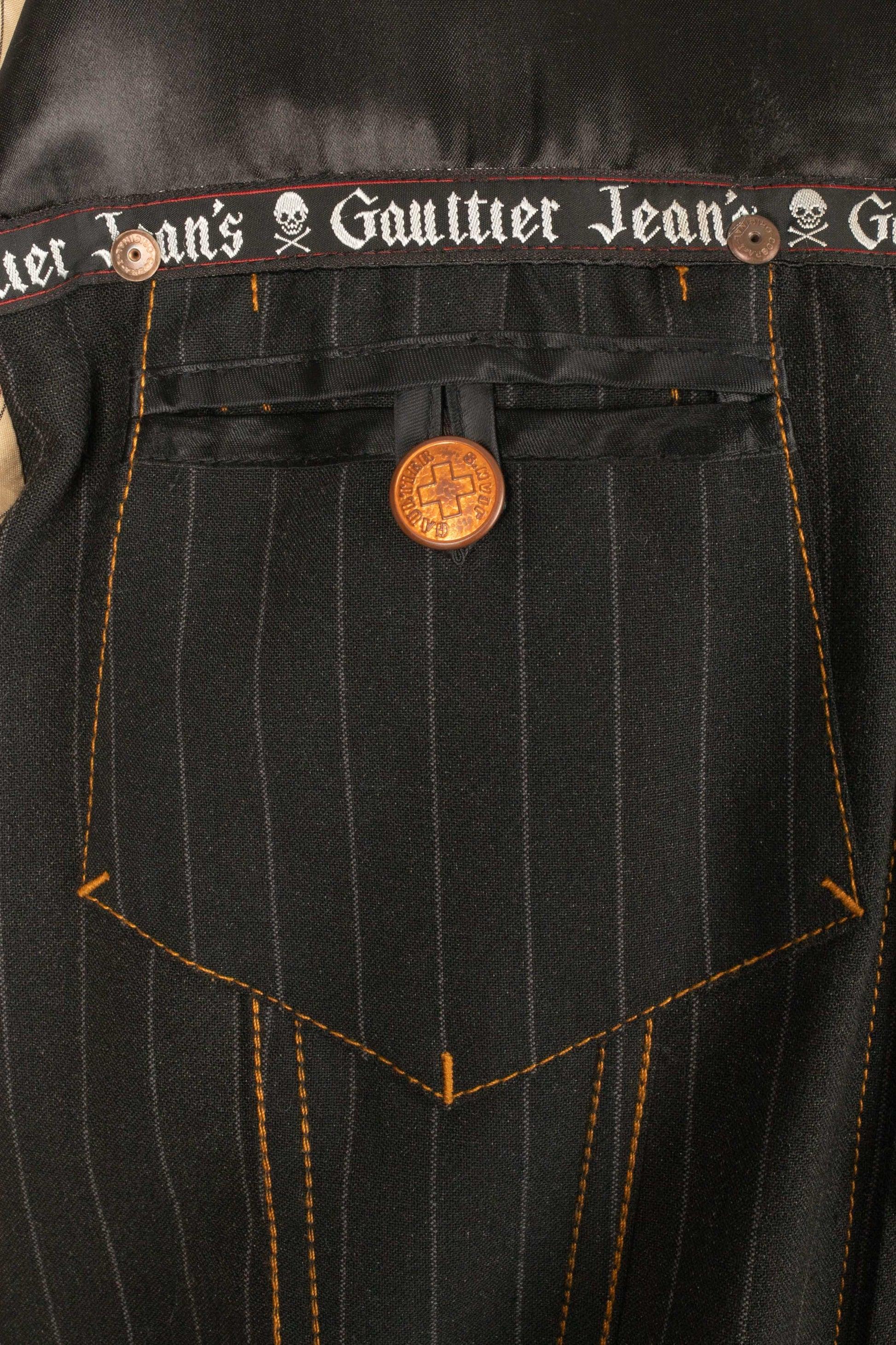 Jean-Paul Gaultier Denim Reversible Jacket For Sale 4