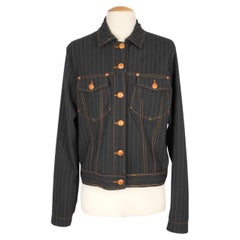 Jean Paul Gaultier Denim Reversible Jacket