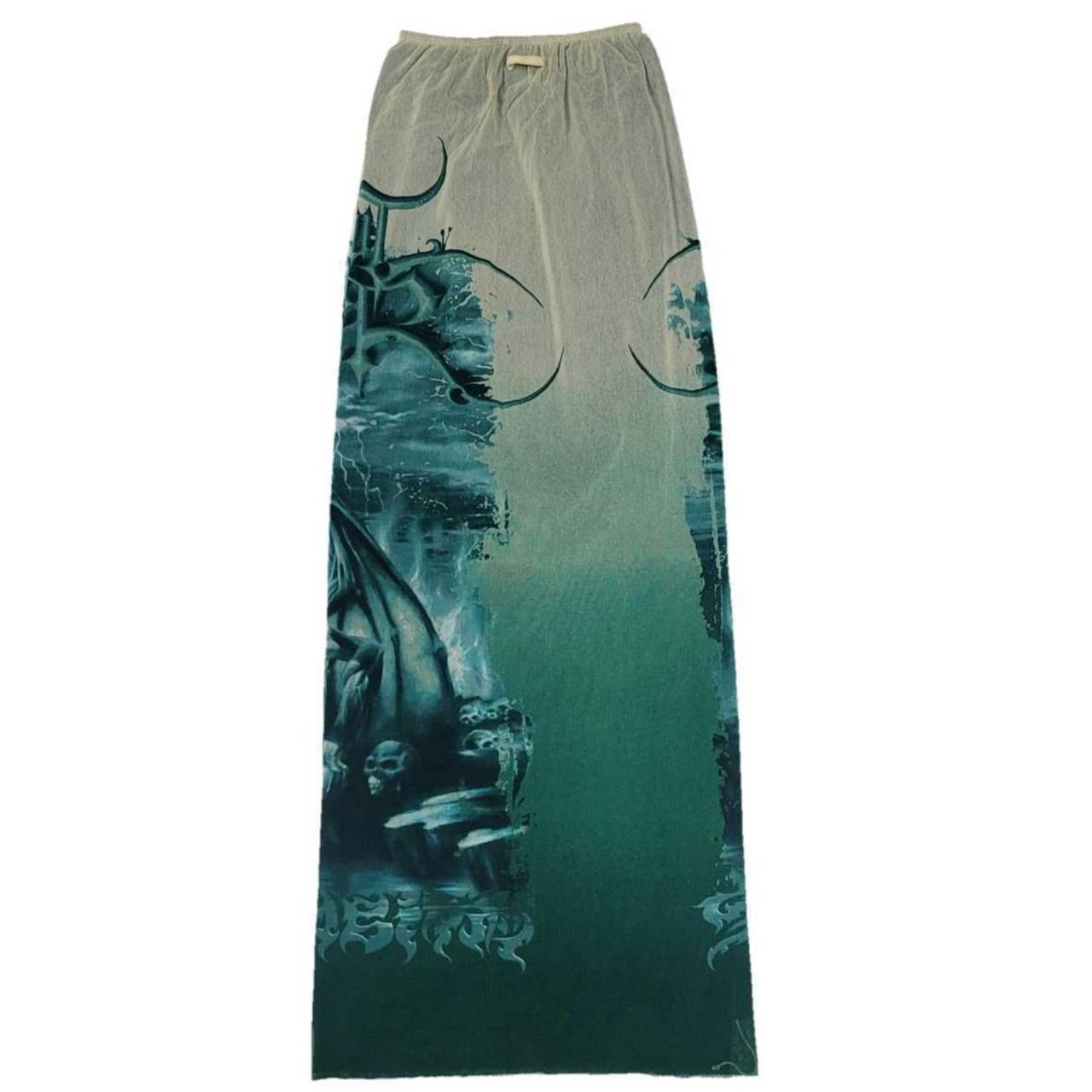 Jean Paul Gaultier Devil Gargoyle Wrap Skirt devil SS2001 In Good Condition In London, GB