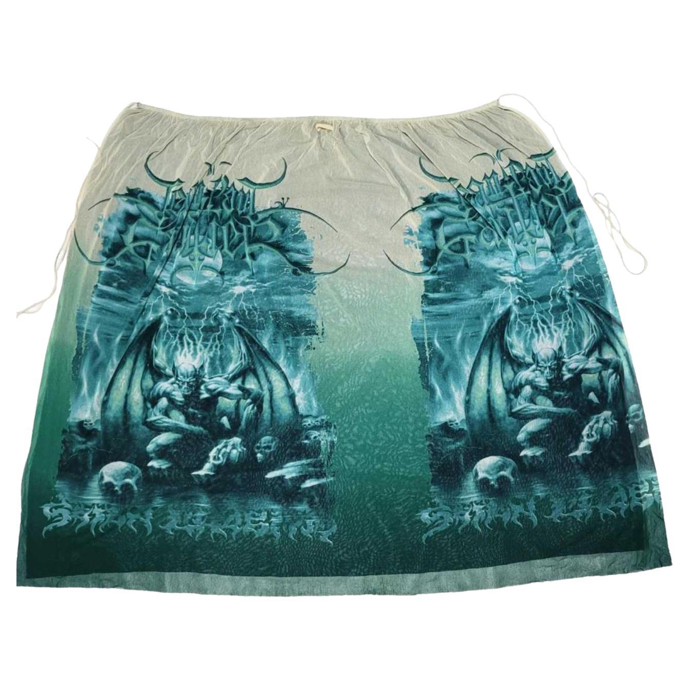 Jean Paul Gaultier Devil Gargoyle Wrap Skirt devil SS2001