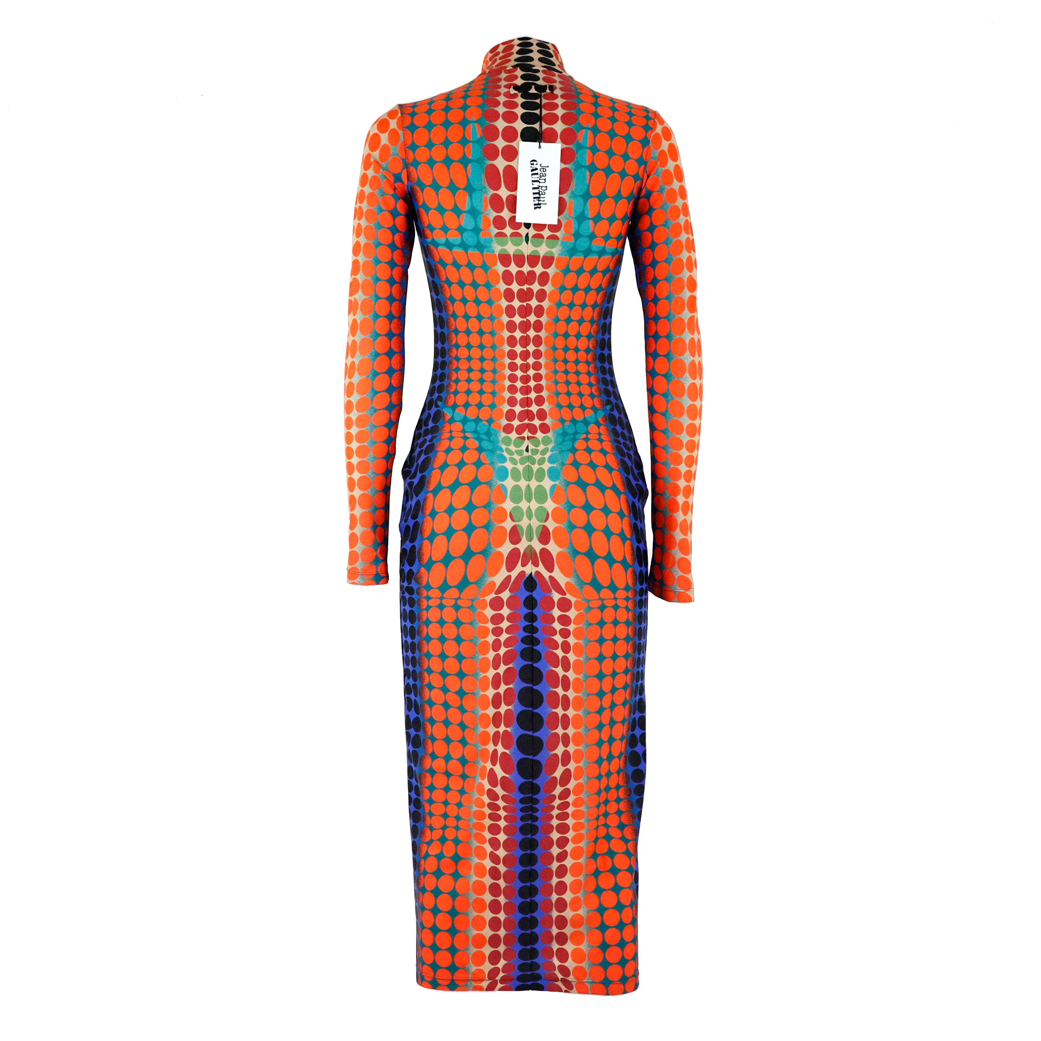 Jean Paul Gaultier dots midi zipper dress. Size S

Condition:
New, with tag.