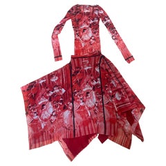 JEAN PAUL GAULTIER Edgar degas dancer skirt and top set