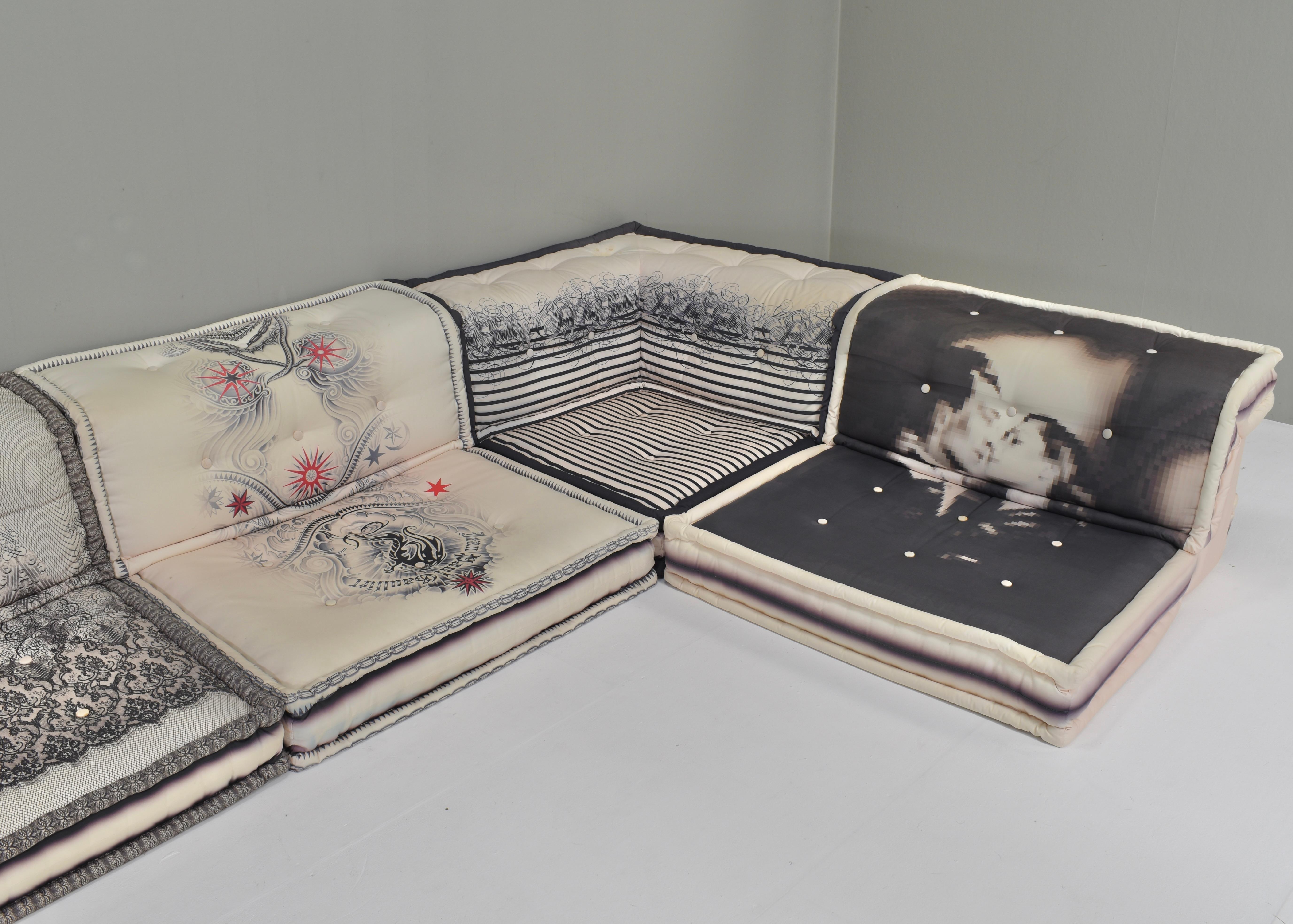 Jean Paul Gaultier Edition 'Mah Jong' Sofa by Roche Bobois / Hans Hopfer, France 3