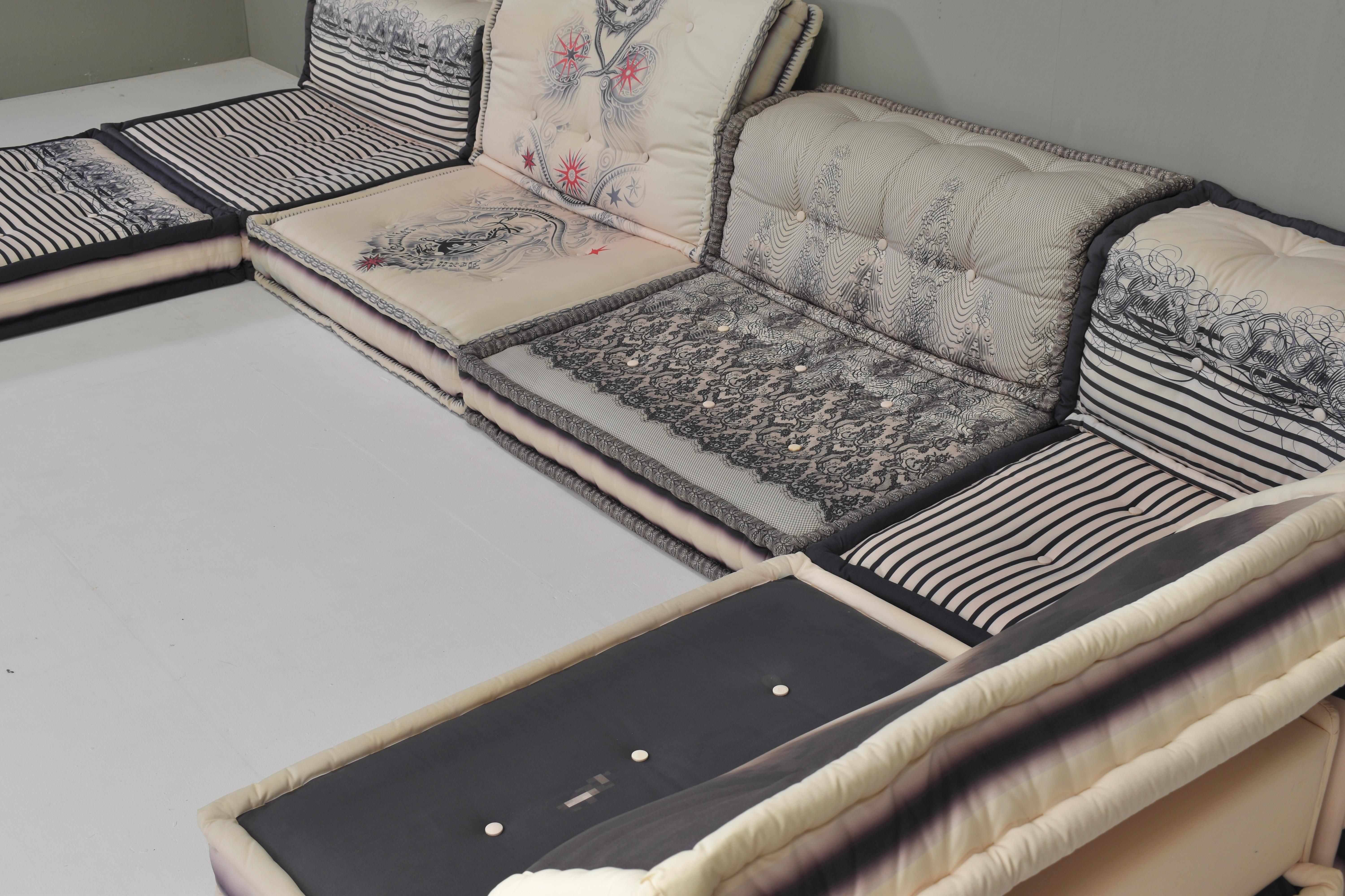 Jean Paul Gaultier Edition 'Mah Jong' Sofa by Roche Bobois / Hans Hopfer, France 4