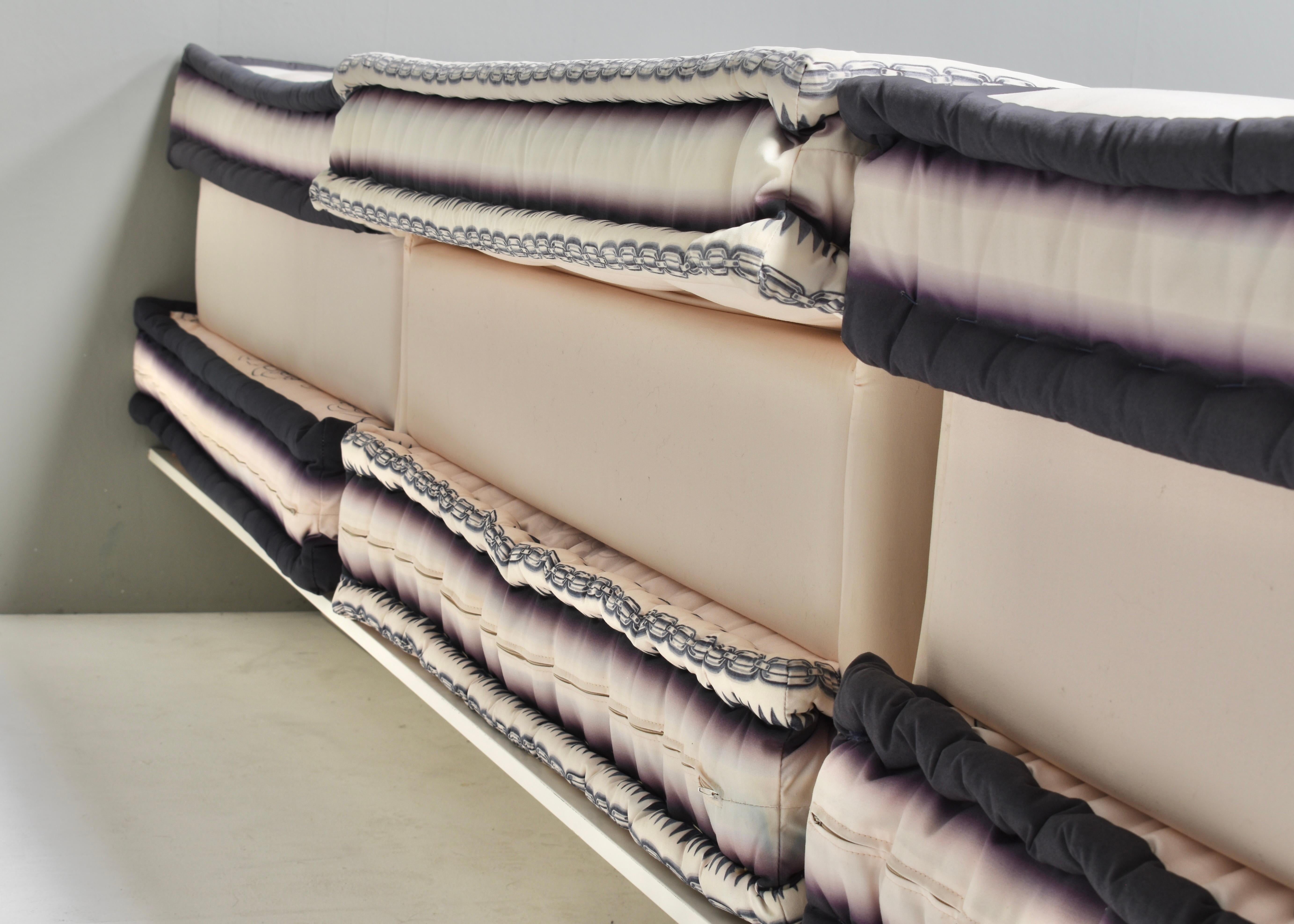 Jean Paul Gaultier Edition 'Mah Jong' Sofa by Roche Bobois / Hans Hopfer, France 5