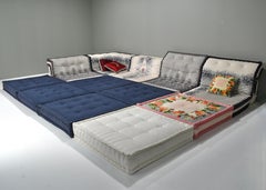 Exclusive Velvet Edition Jean Paul Gaultier Mah Jong Sofa by Roche Bobois