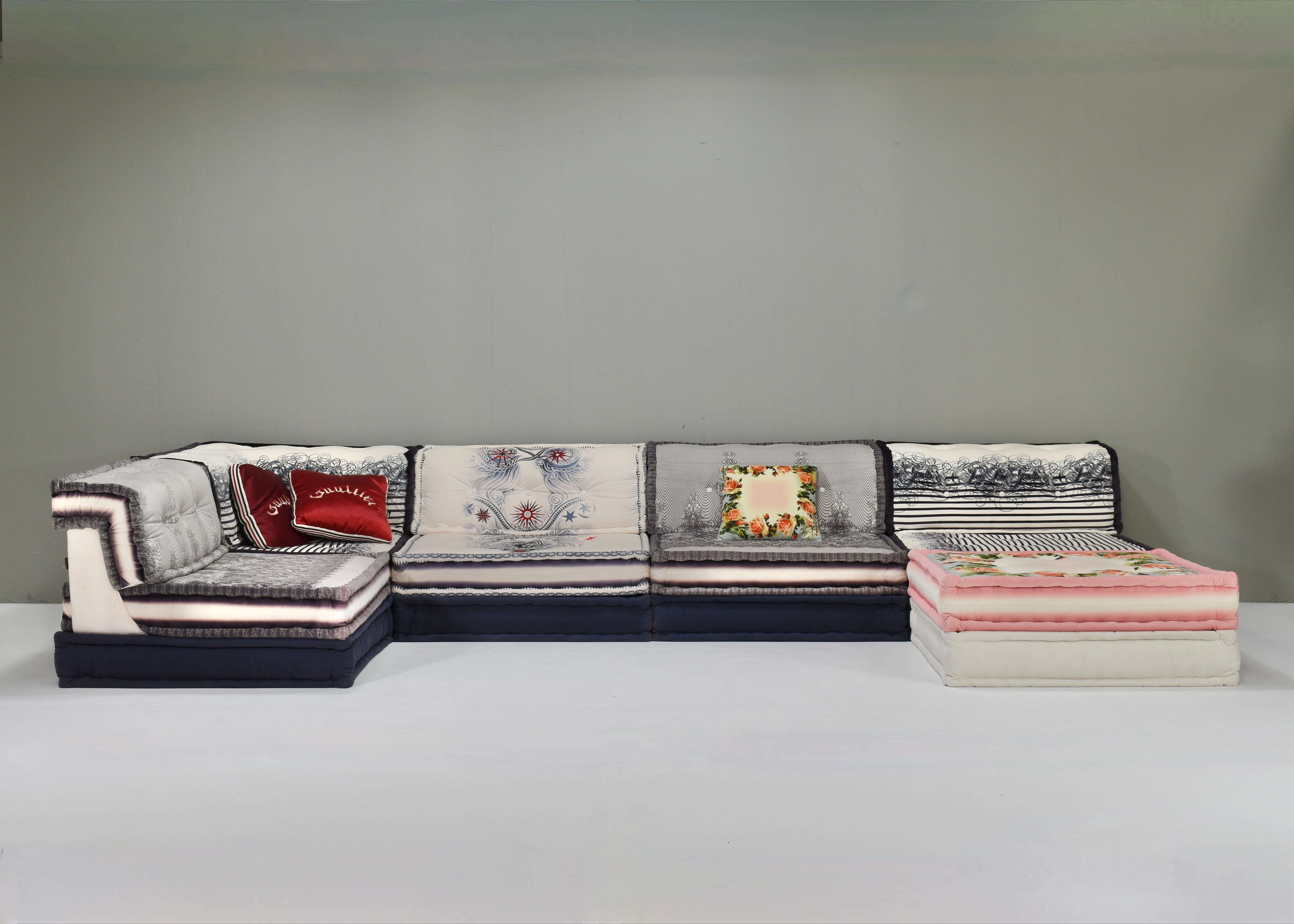 Jean Paul Gaultier Edition Mah Jong Sofa von Roche Bobois / Hans Hopfer, Frankreich (Stoff) im Angebot