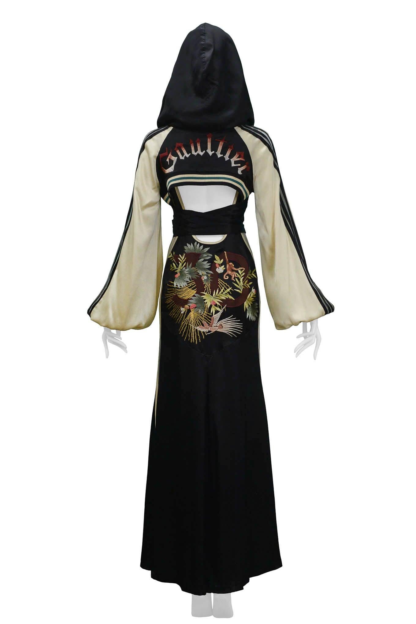Jean Paul Gaultier Embroidered Bomber Jacket & Dress Ensemble 2007 5
