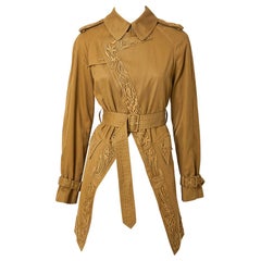 Jean Paul Gaultier Embroidered Trench