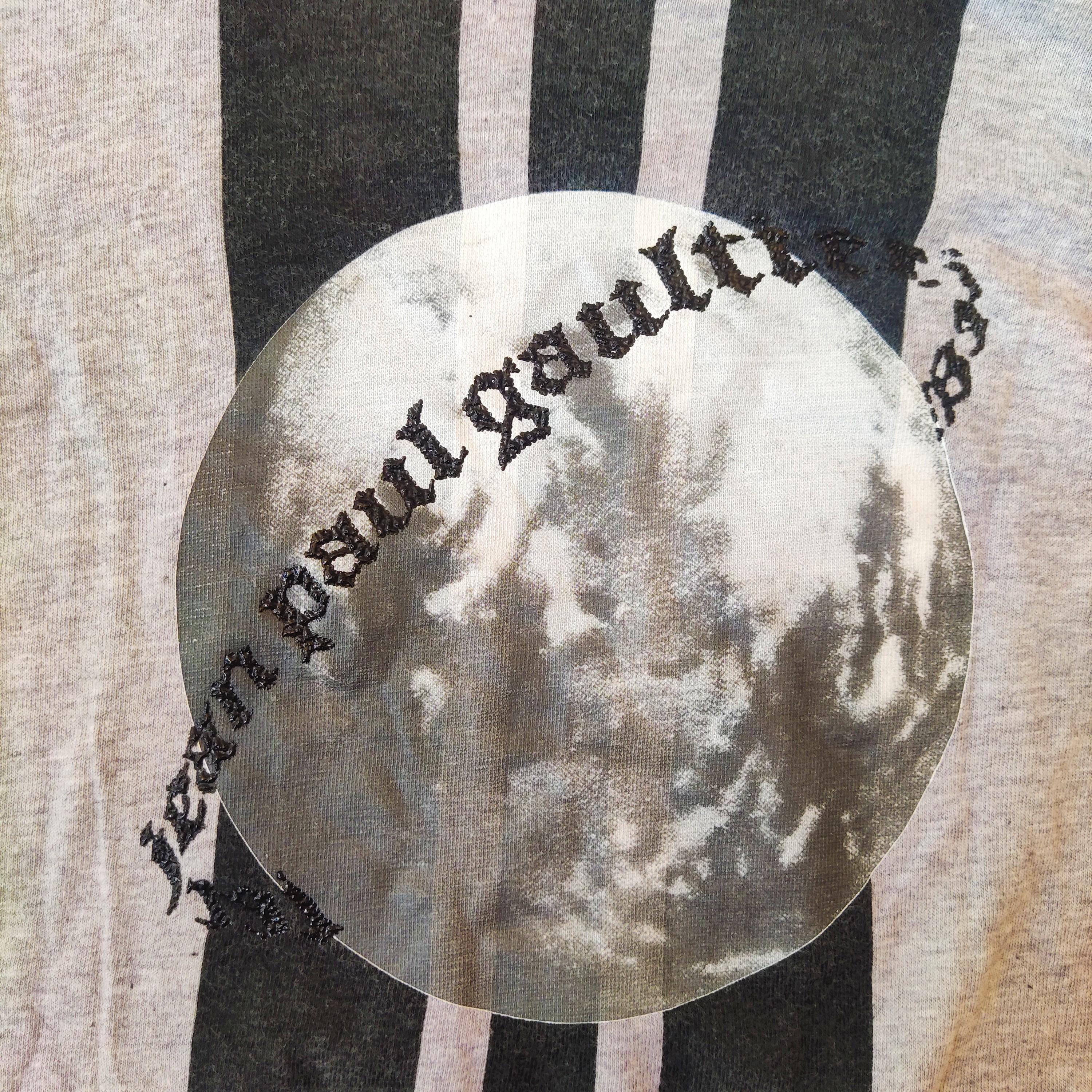 Jean Paul Gaultier Equator 1986 1987 Vintage Moon Earth T-shirt Top Cardigan  en vente 3