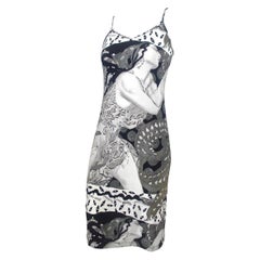 Jean paul Gaultier 'Erte' Print Summer Slip Dress