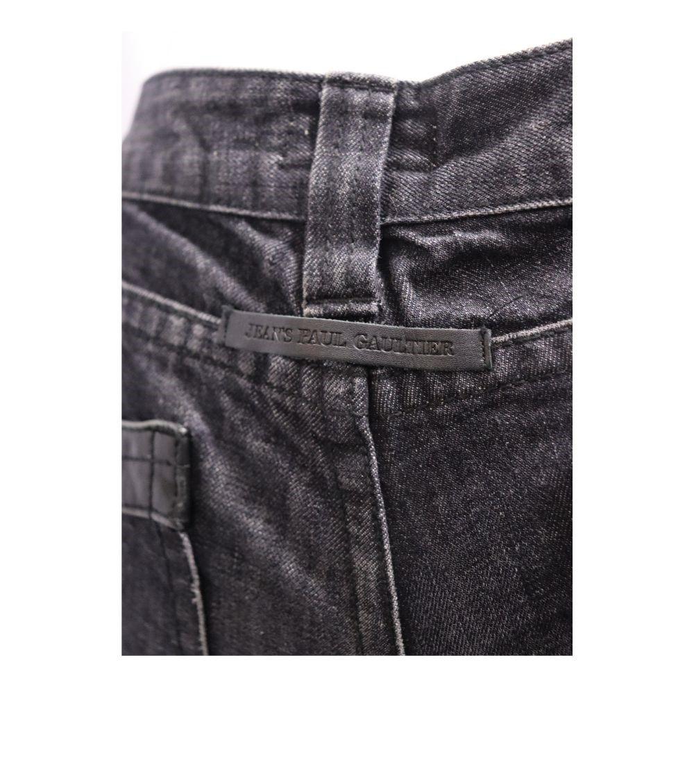 Jean Paul Gaultier EU 26 Low Rise Vintage Denim Jeans For Sale 3