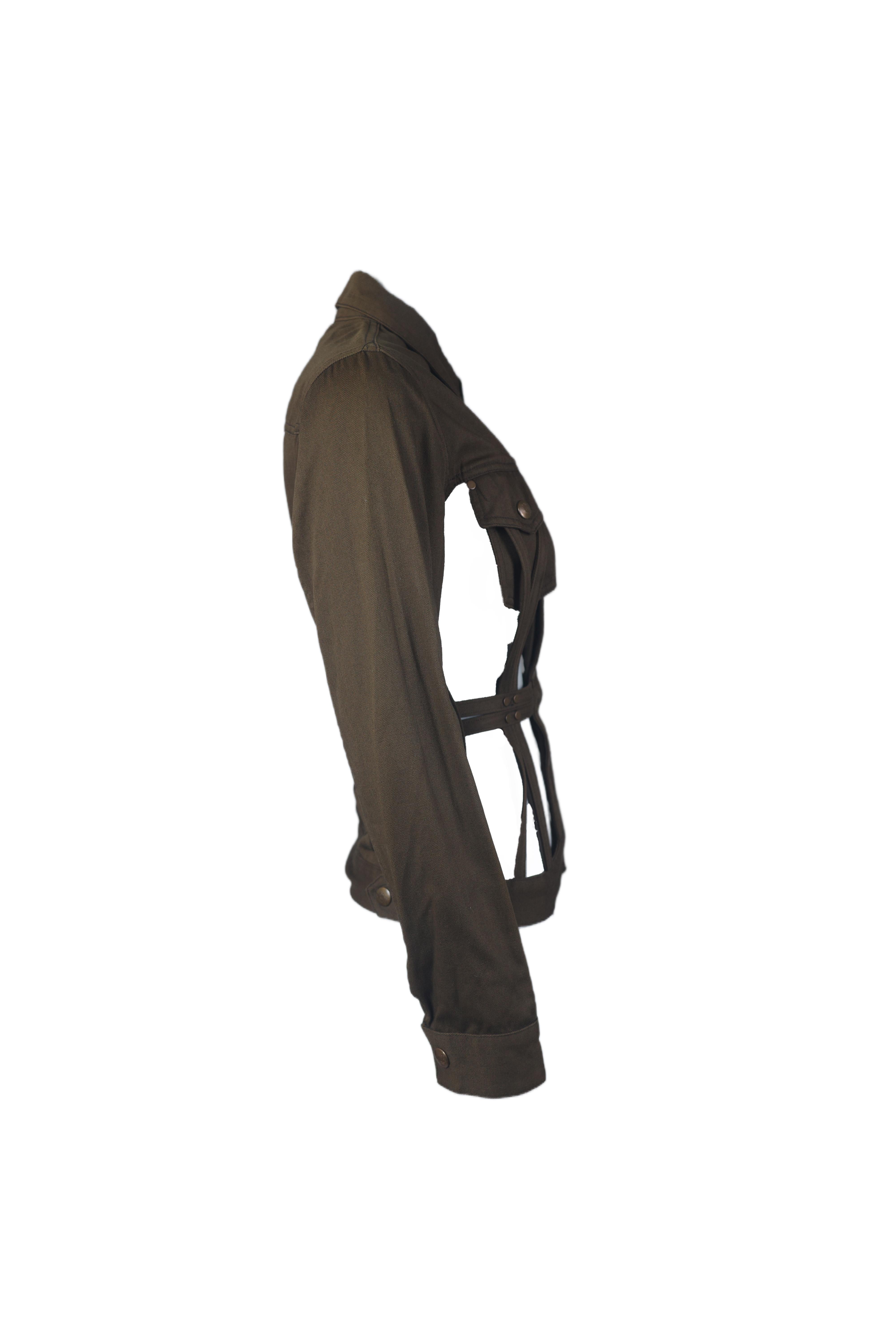 JEAN PAUL GAULTIER F/w 1989 Cutout Cage Jacket In condizioni buone in vendita a 上海市, Xuhui district