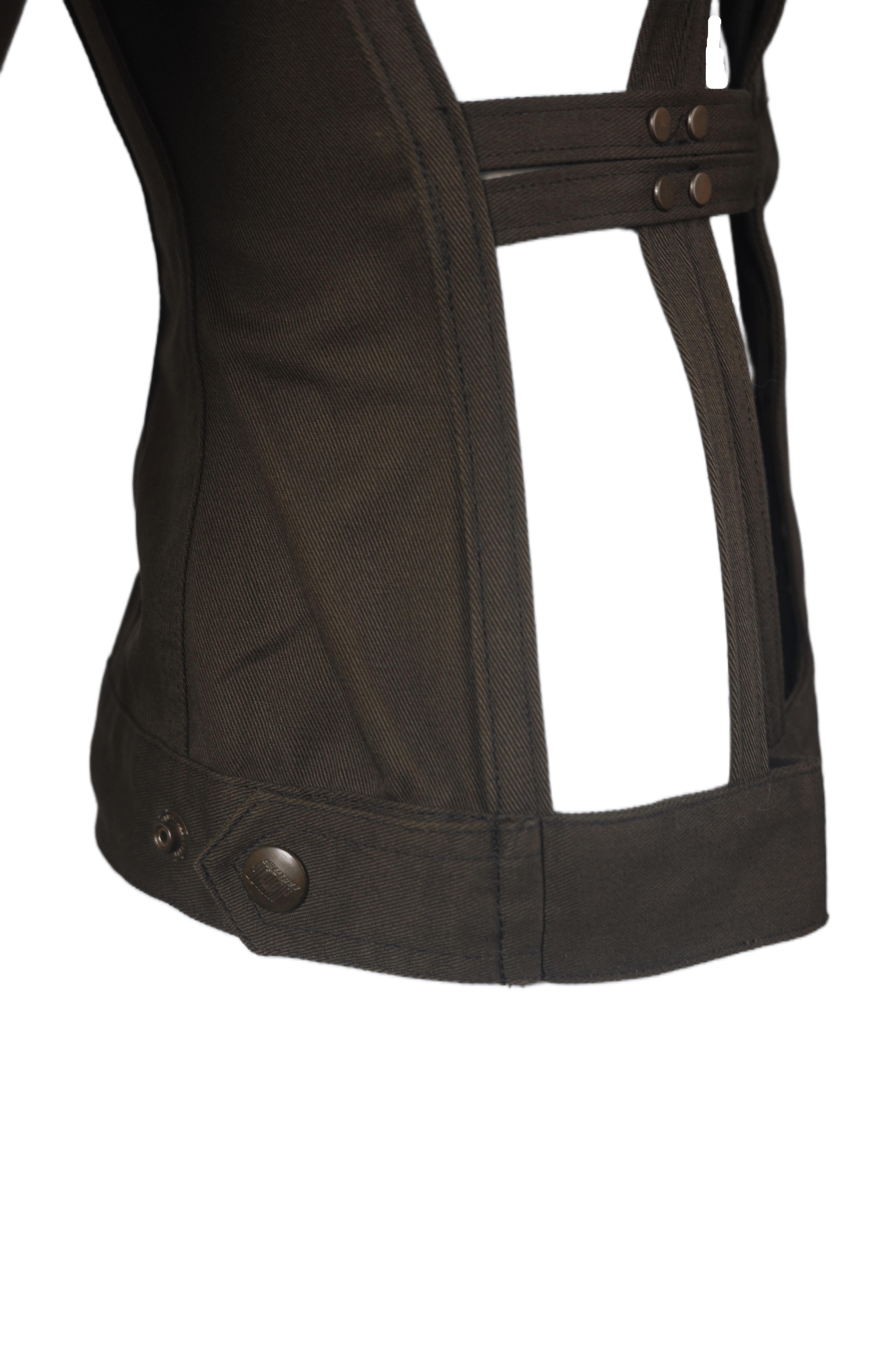 JEAN PAUL GAULTIER F/w 1989 Cutout Cage Jacket in vendita 2