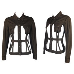 JEAN PAUL GAULTIER F/w 1989 Cutout Cage Jacket