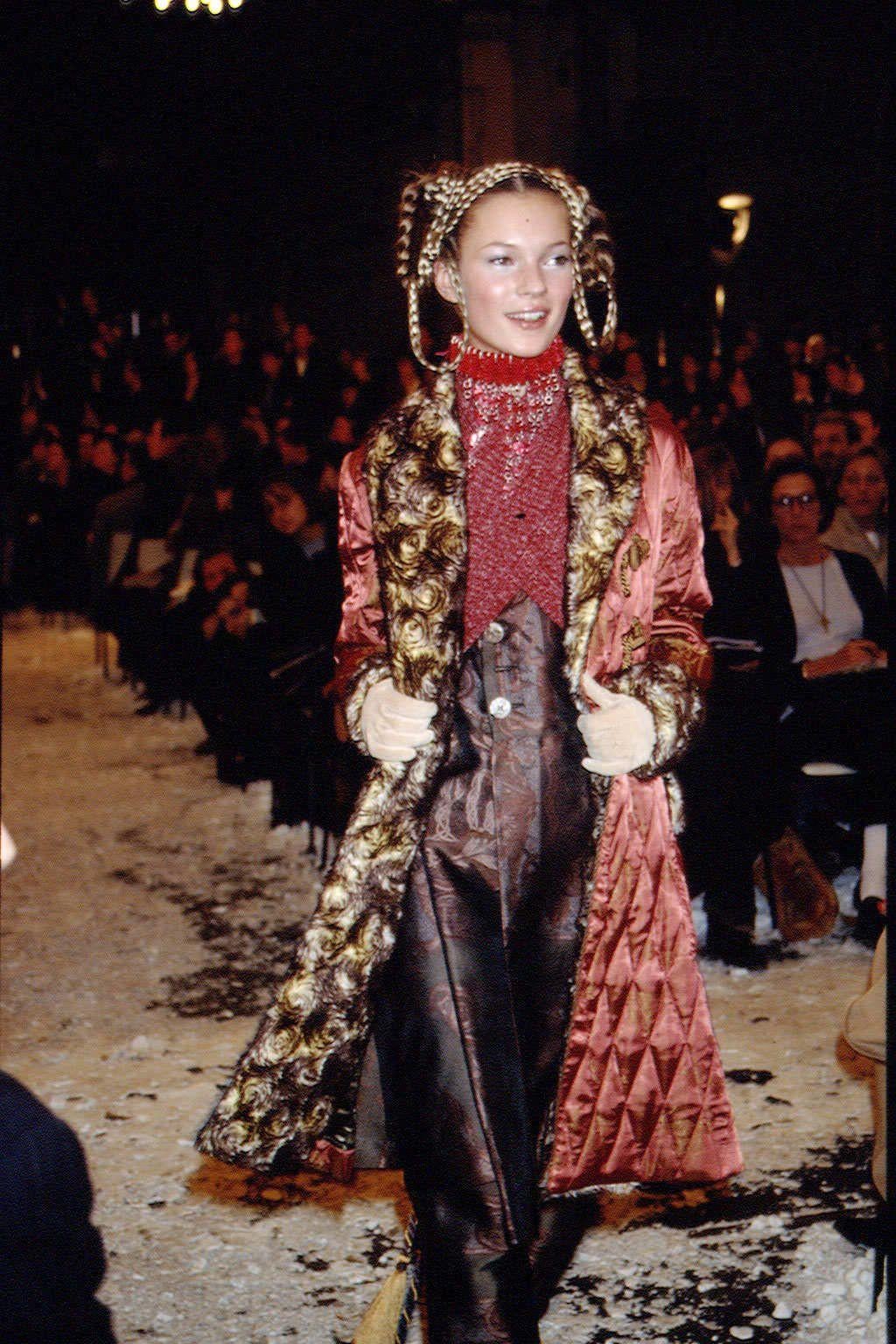 Jean Paul Gaultier F/W 1994 'Le Grand Voyage' Caramel wool coat For Sale 11