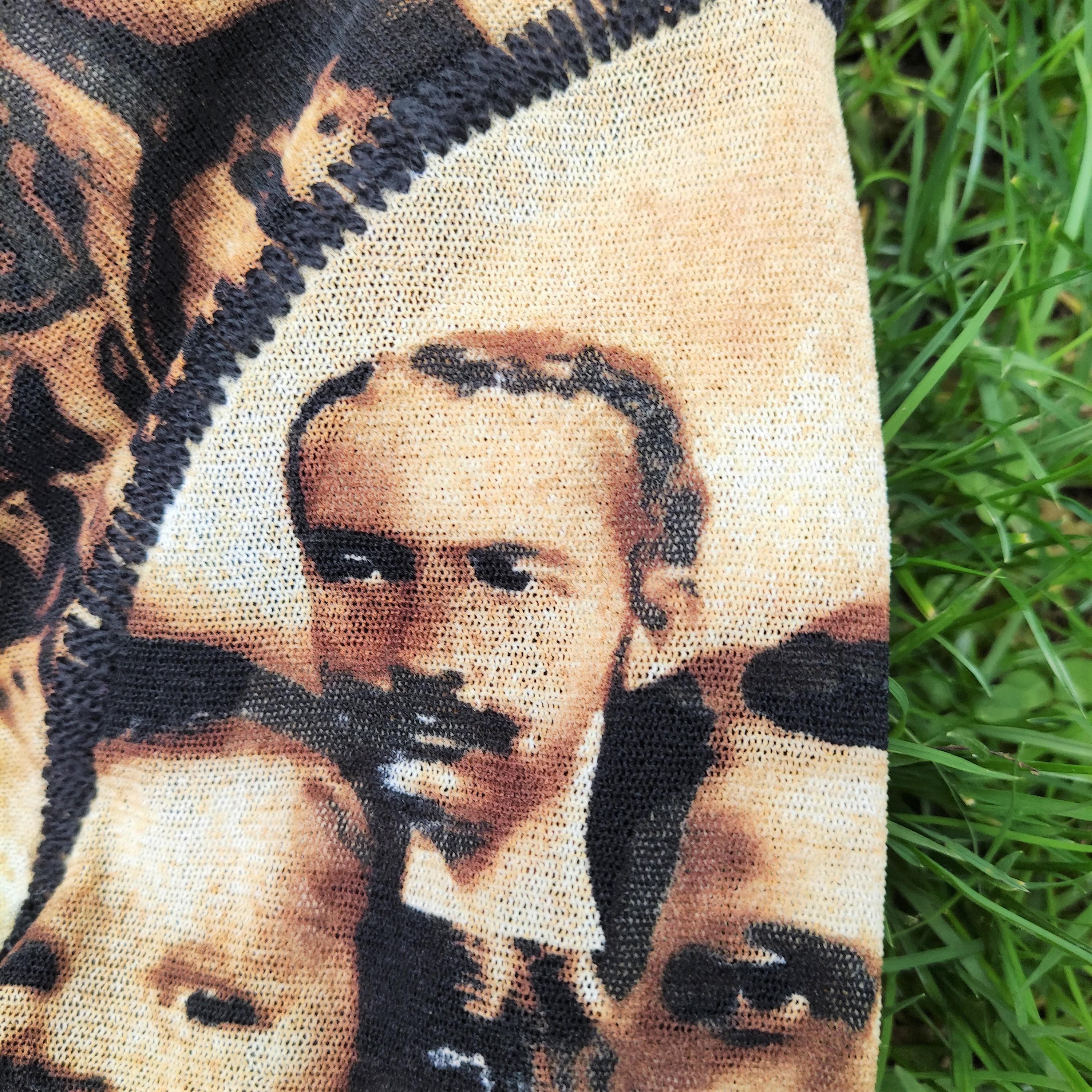 Jean Paul Gaultier Face Faces People Portrait Mesh Photos T-Shirt Top Tee 8