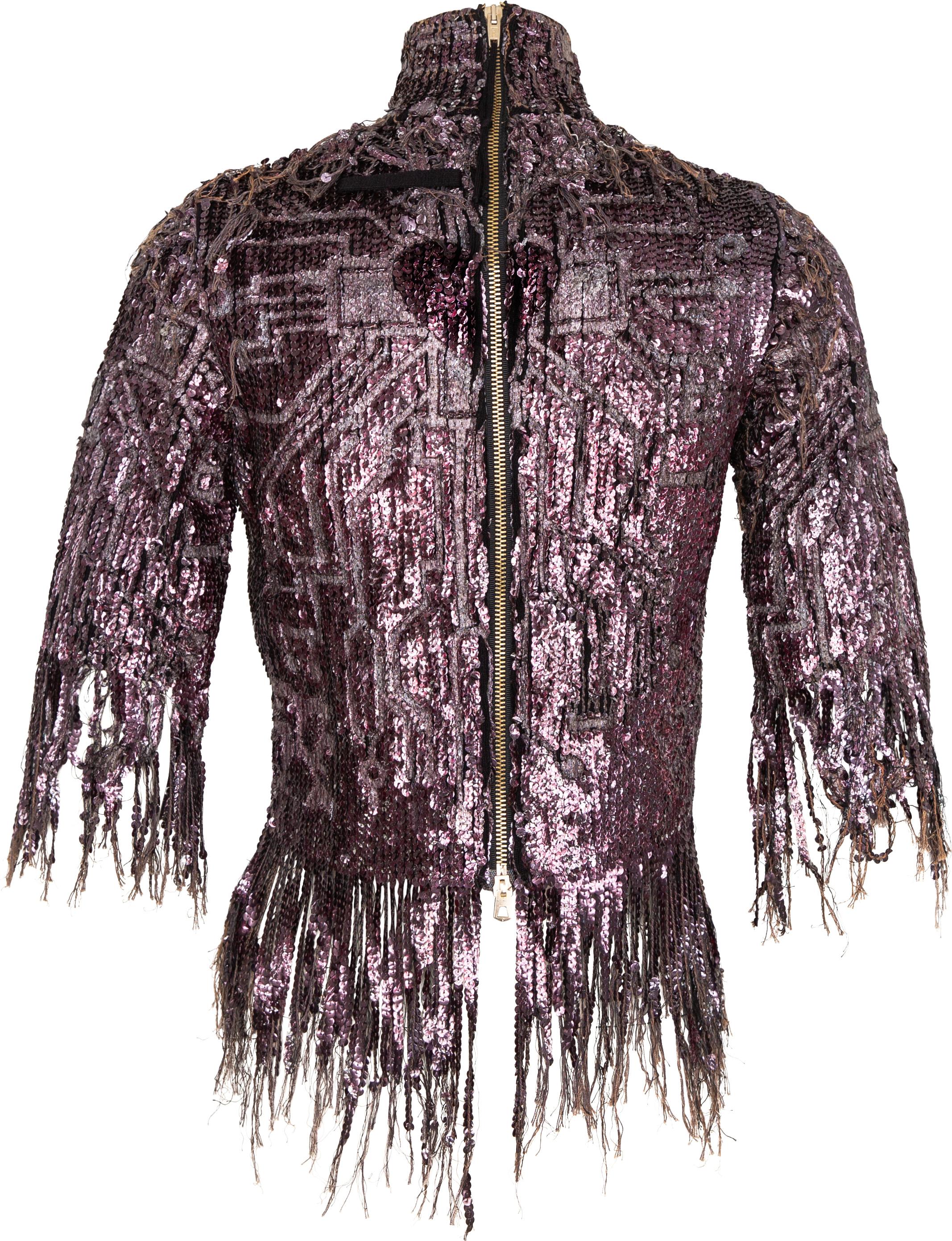 Jean Paul Gaultier Fall 1995 Runway Embellished Top In Excellent Condition In San Diego, CA