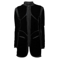 Jean Paul Gaultier Fall/Winter 1996-1997 "La Boule et le Cube" Velvet cut jacket